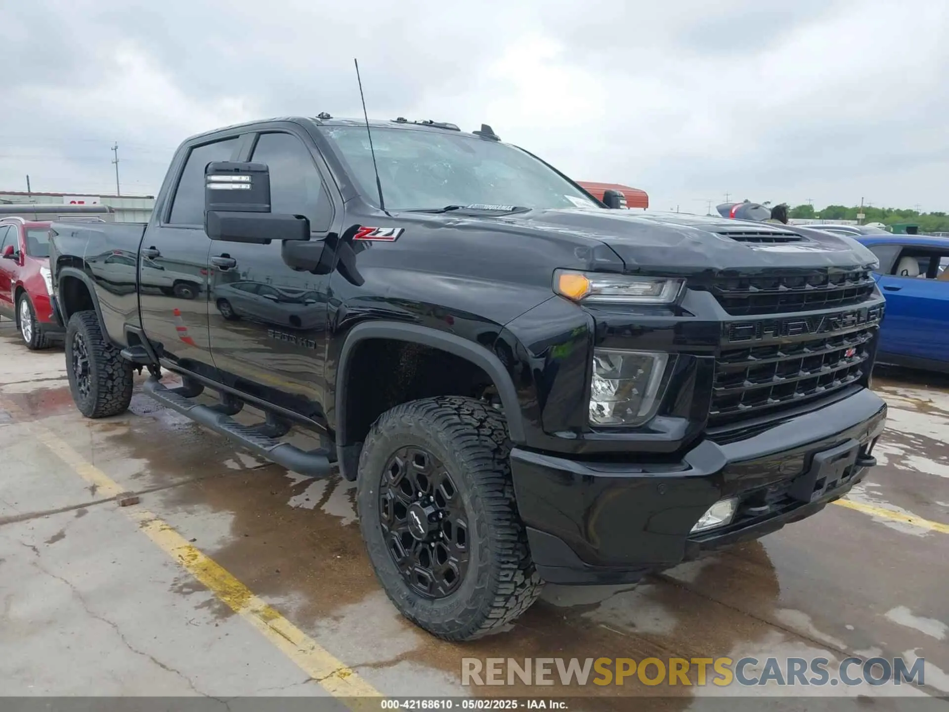 1 Photograph of a damaged car 1GC4YUEY0NF322609 CHEVROLET SILVERADO 3500HD 2022