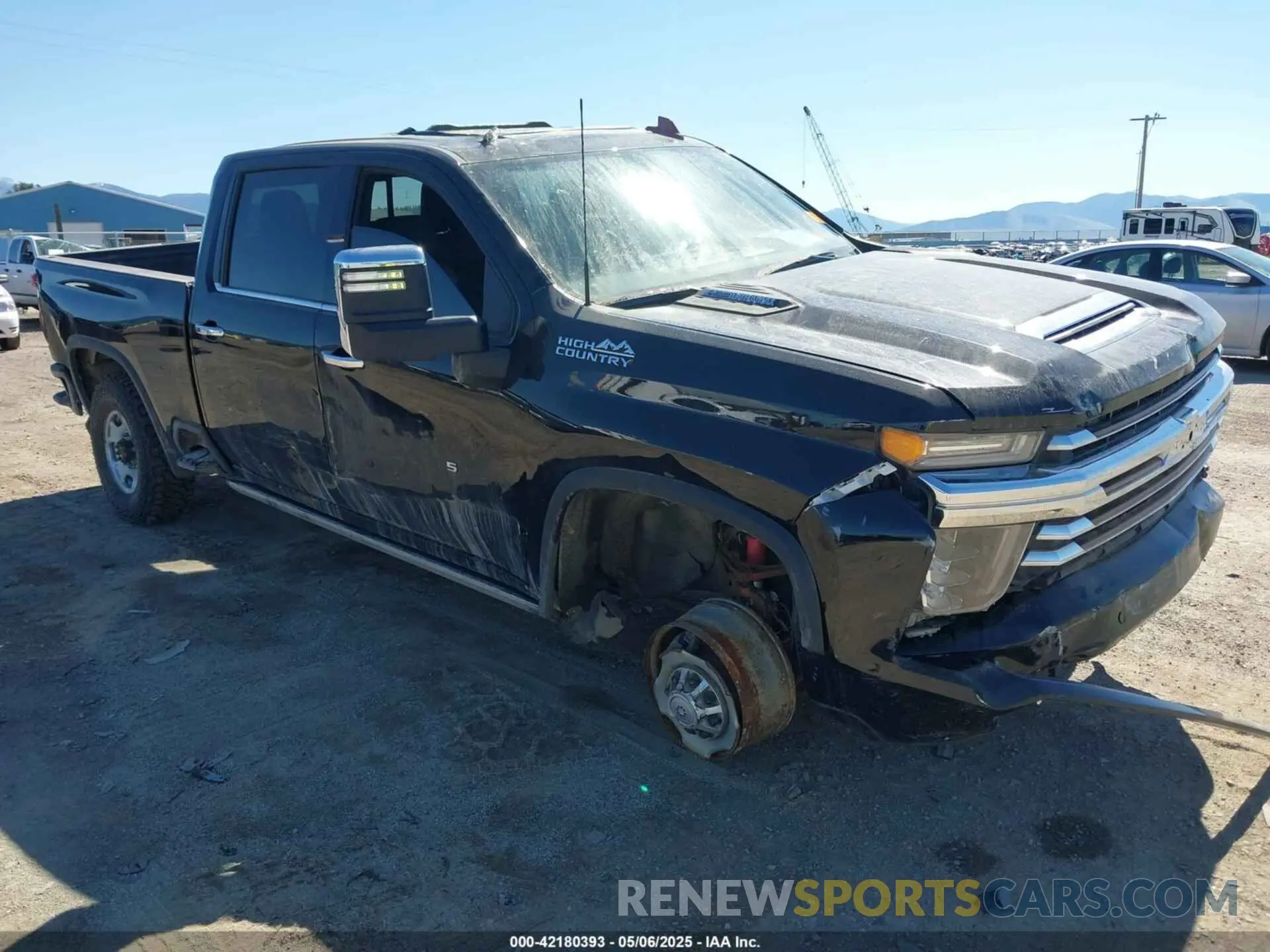 1 Photograph of a damaged car 2GC4YVEY3N1218788 CHEVROLET SILVERADO 3500HD 2022
