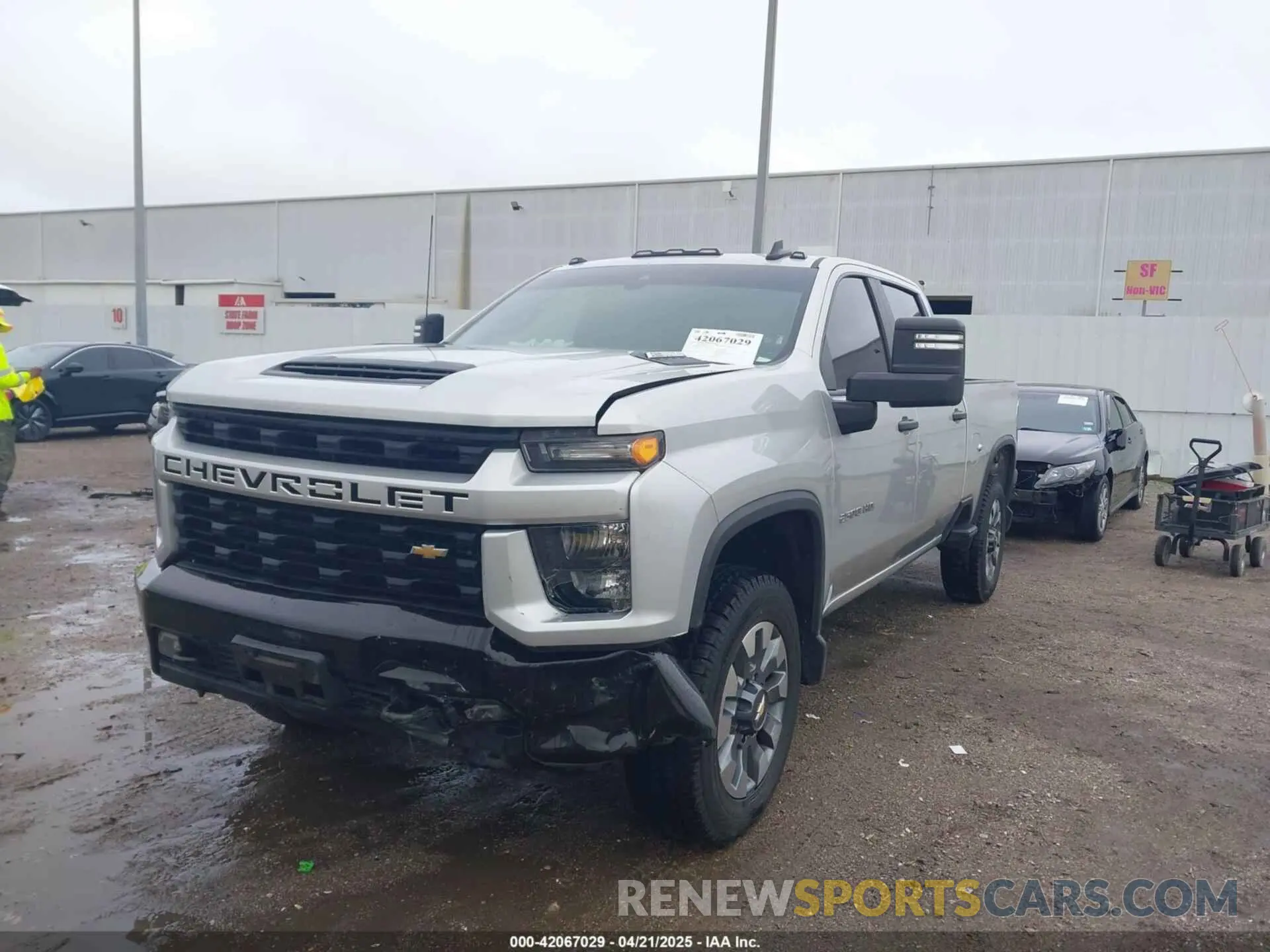 2 Photograph of a damaged car 22GC4YMEY9N121065 CHEVROLET SILVERADO HD 2500 2W 2022