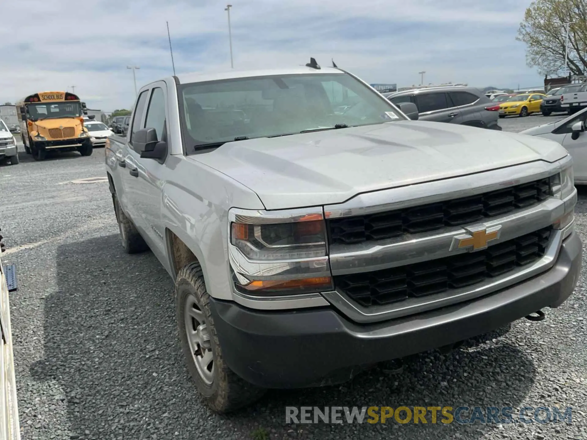 1 Photograph of a damaged car 2GCVKNEC1K1158712 CHEVROLET SILVERADO LD 2019