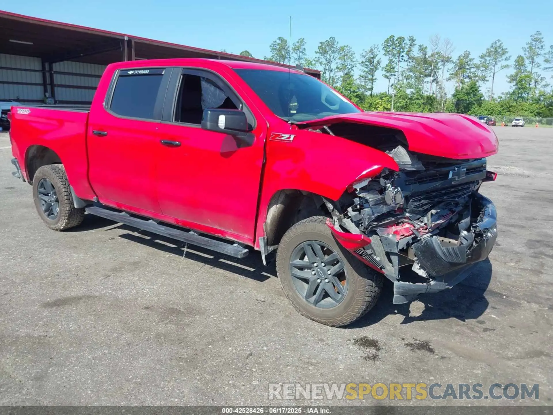 1 Photograph of a damaged car 1GCPYFED7NZ112433 CHEVROLET SILVERADO LTD 2022