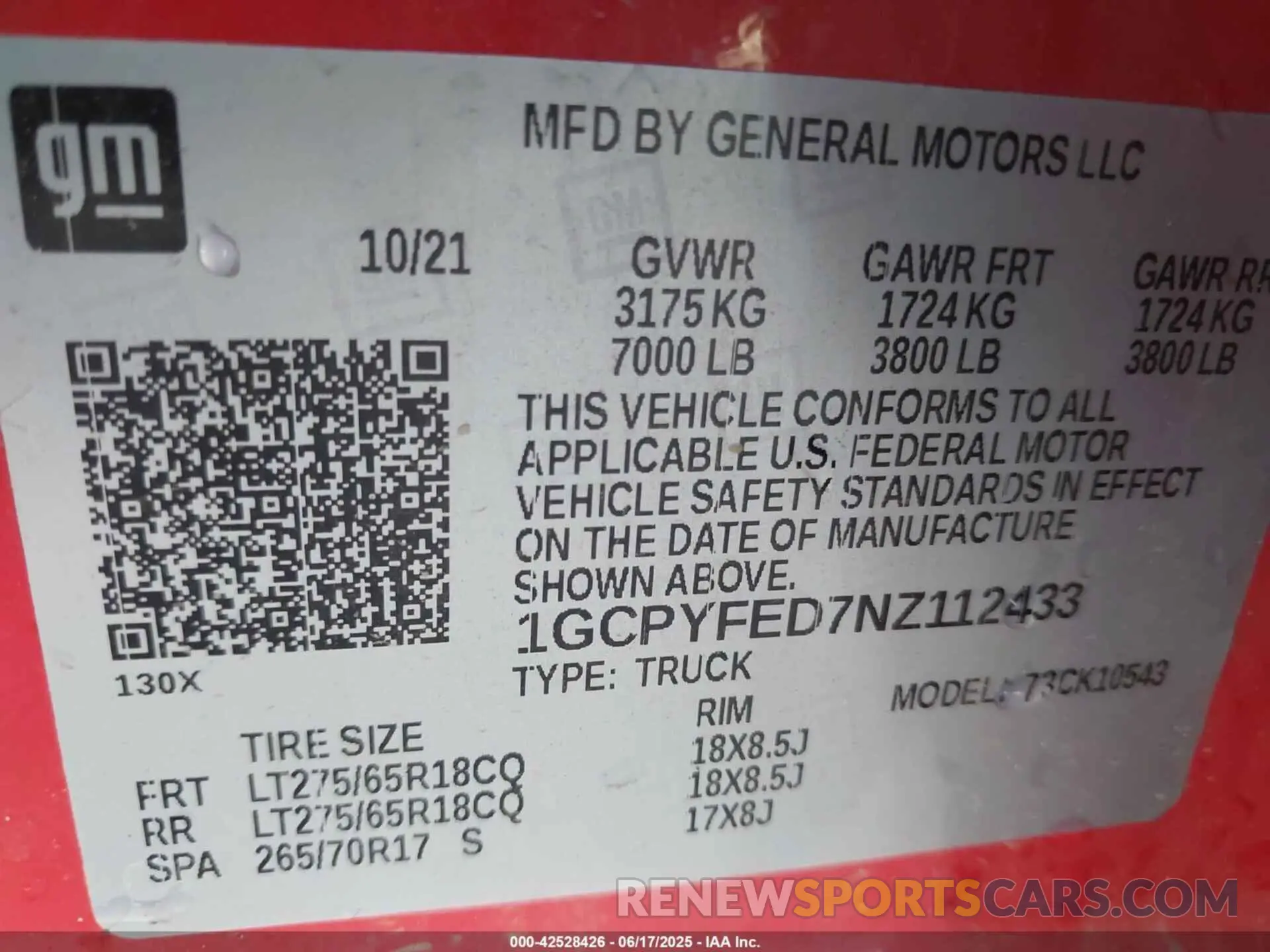9 Photograph of a damaged car 1GCPYFED7NZ112433 CHEVROLET SILVERADO LTD 2022