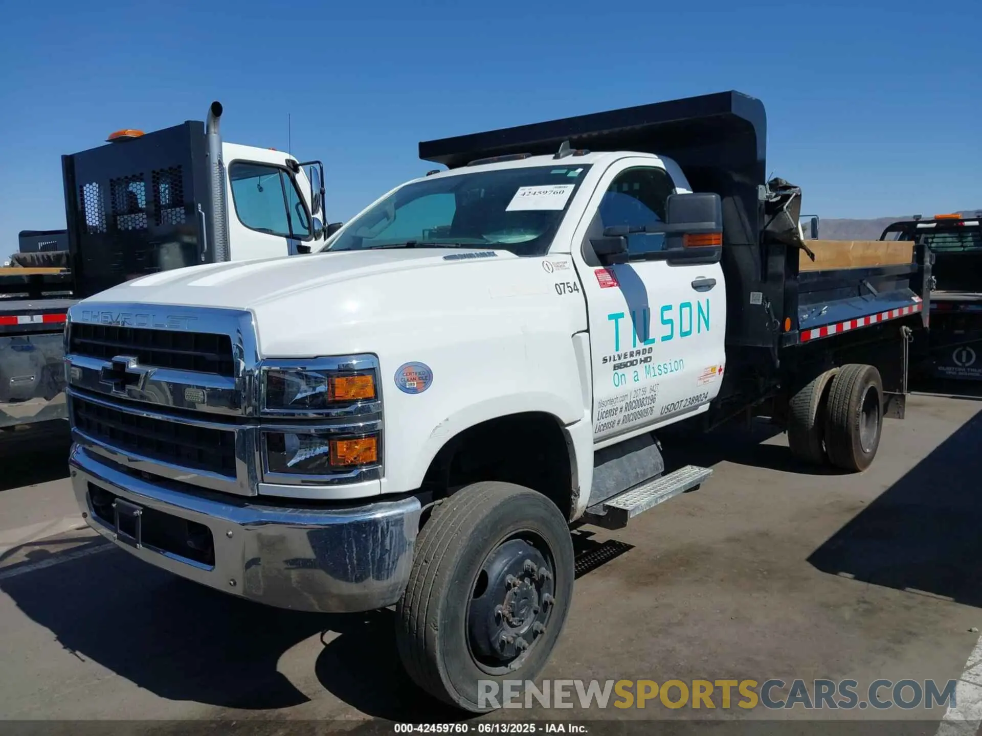 2 Photograph of a damaged car 1HTKJPVMXPH218536 CHEVROLET SILVERADO MD 2023