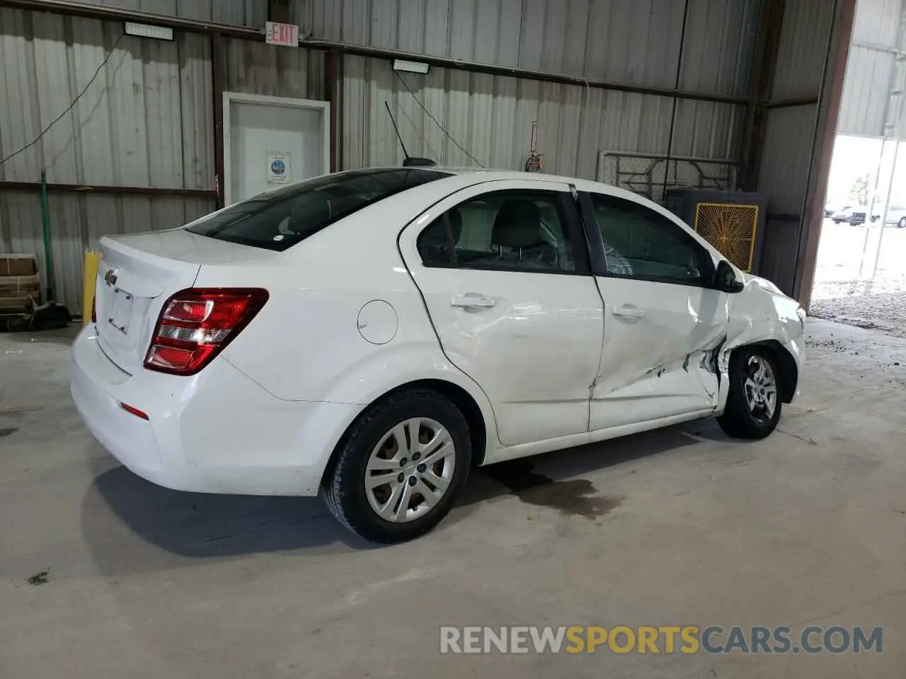 3 Photograph of a damaged car 1G1JB5SB2K4101314 CHEVROLET SONIC 2019