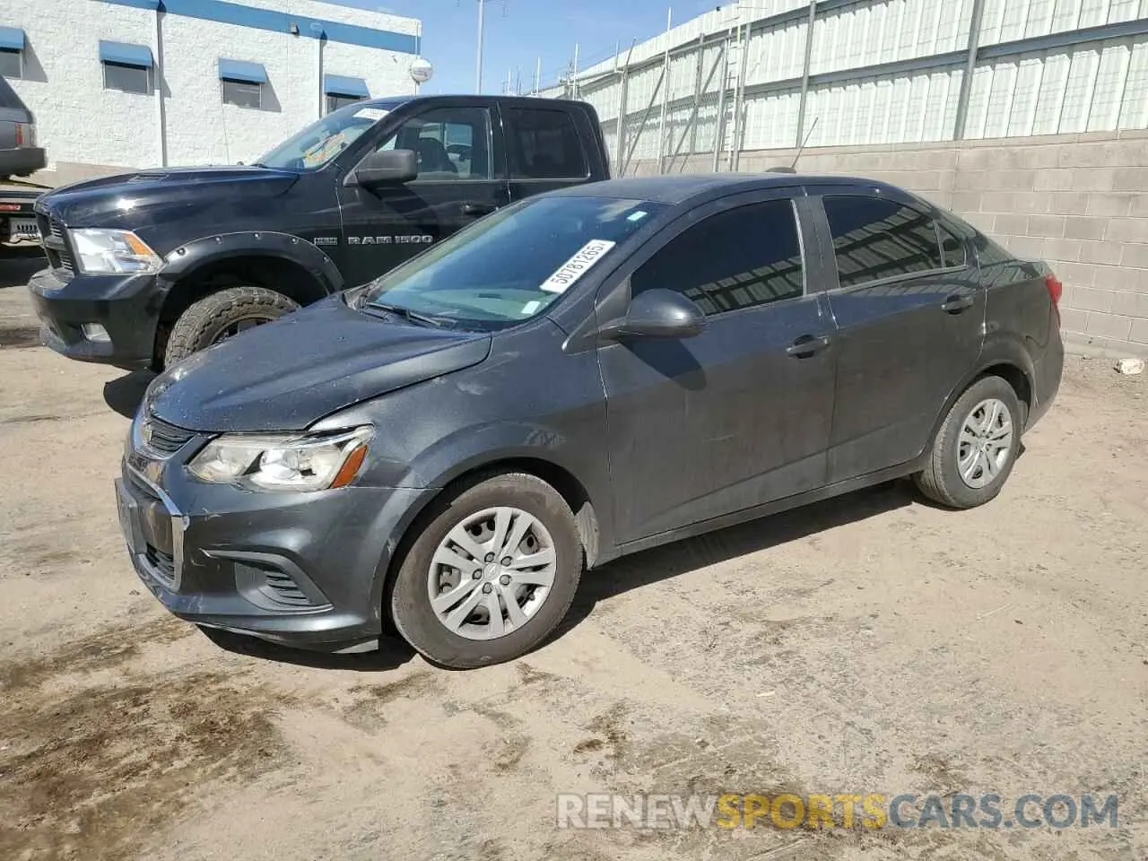 1 Photograph of a damaged car 1G1JB5SB3K4136220 CHEVROLET SONIC 2019