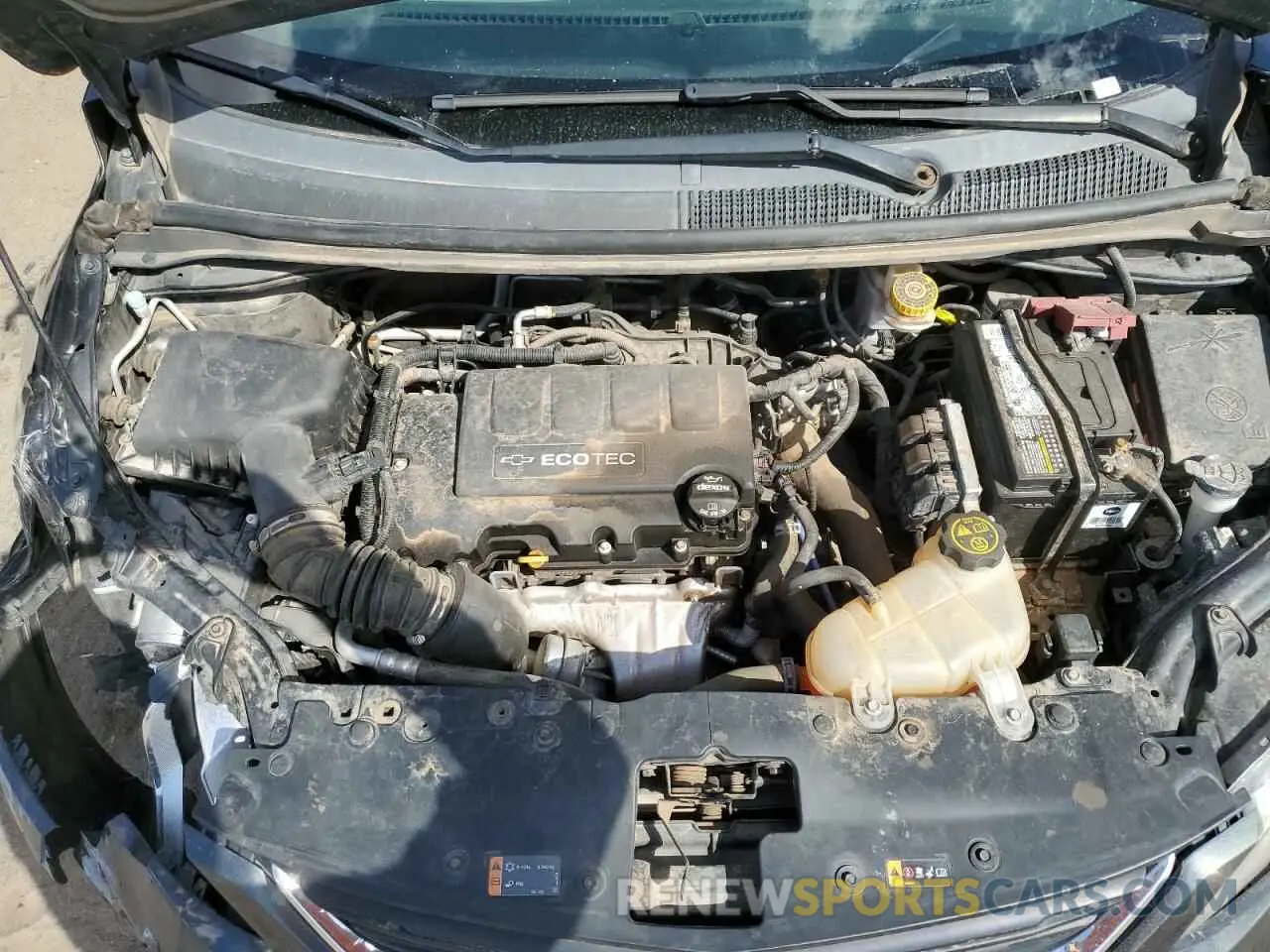 11 Photograph of a damaged car 1G1JB5SB3K4136220 CHEVROLET SONIC 2019