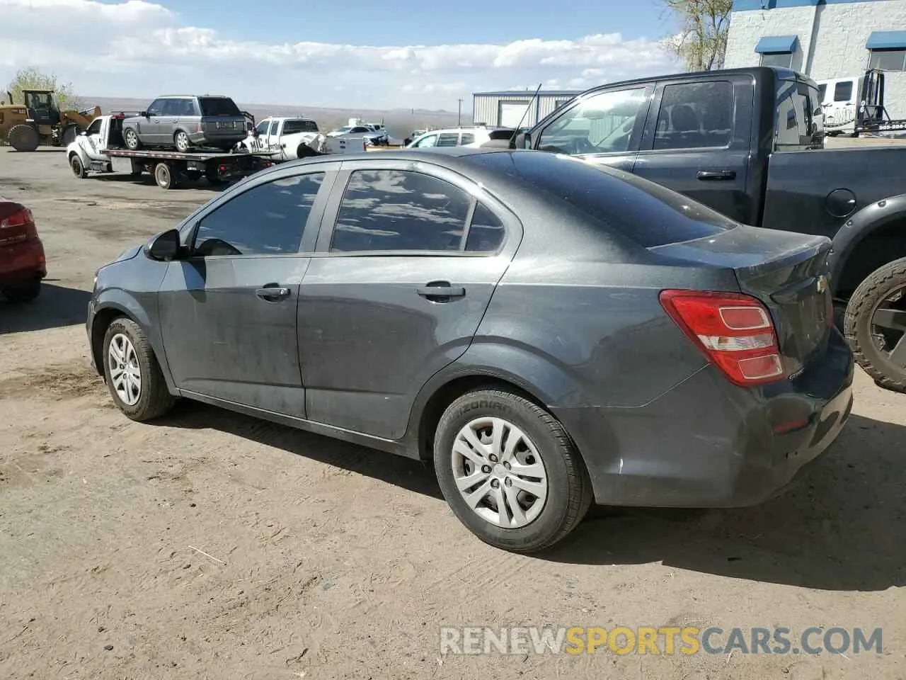 2 Photograph of a damaged car 1G1JB5SB3K4136220 CHEVROLET SONIC 2019