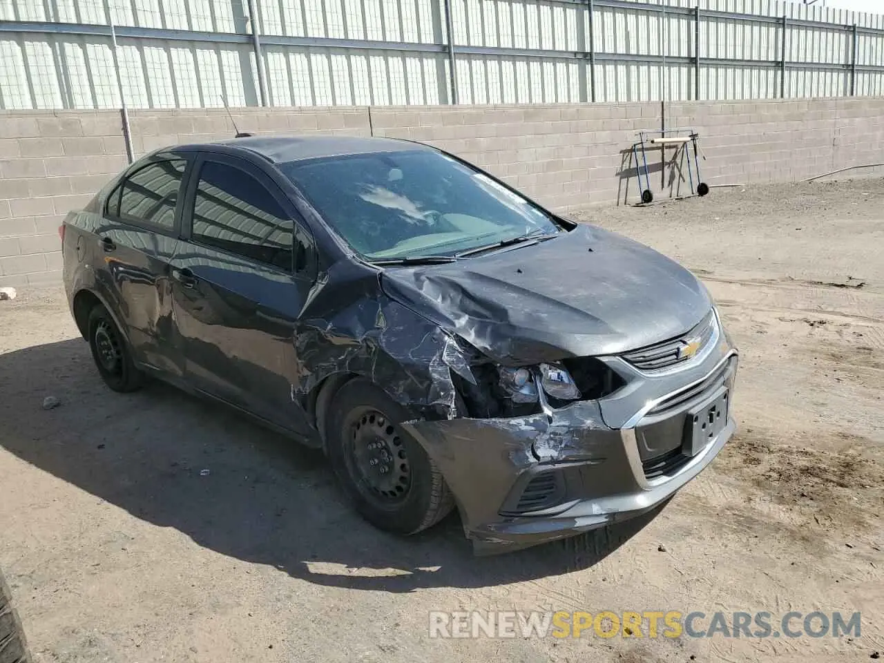 4 Photograph of a damaged car 1G1JB5SB3K4136220 CHEVROLET SONIC 2019