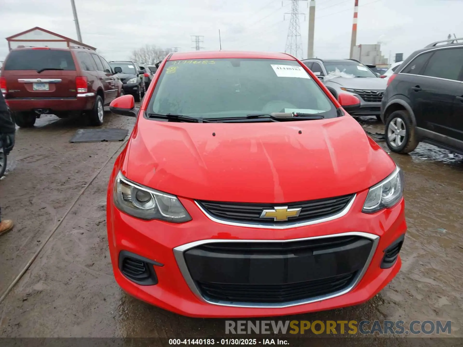 13 Photograph of a damaged car 1G1JB5SB8K4134866 CHEVROLET SONIC 2019