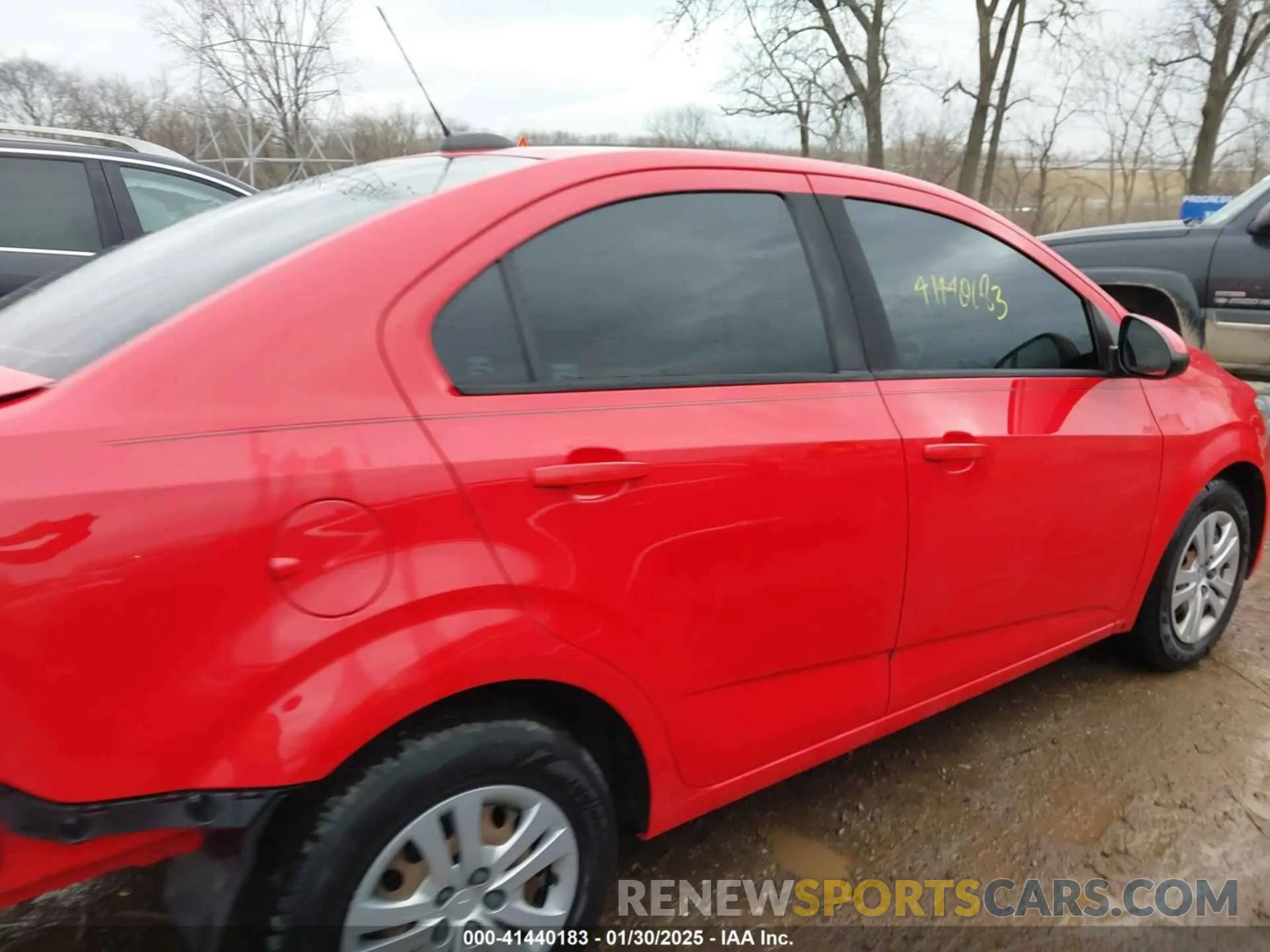 14 Photograph of a damaged car 1G1JB5SB8K4134866 CHEVROLET SONIC 2019