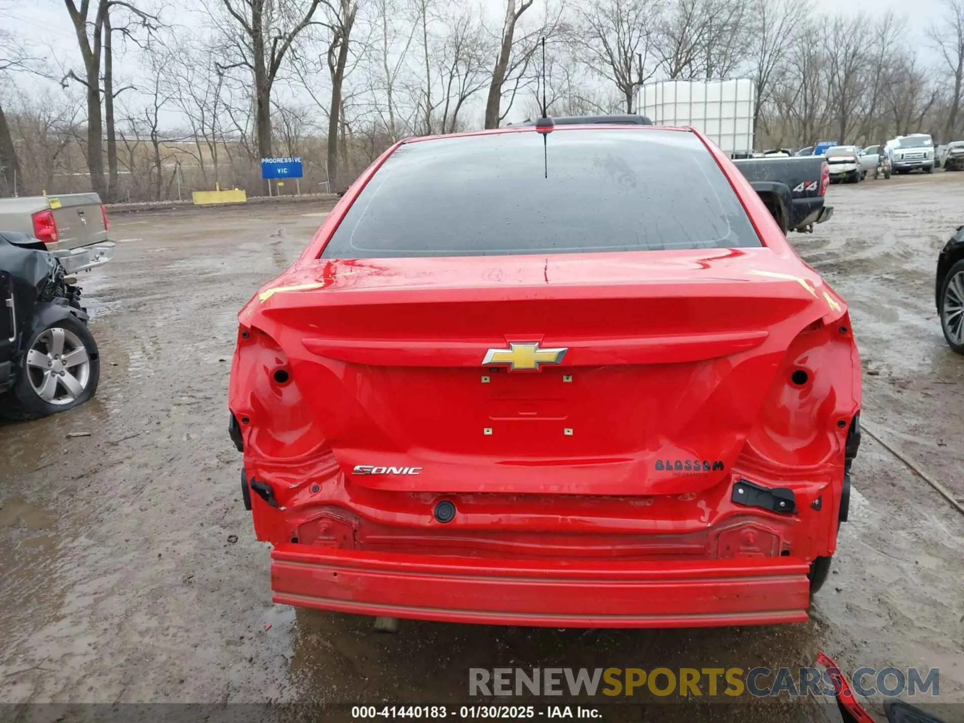 17 Photograph of a damaged car 1G1JB5SB8K4134866 CHEVROLET SONIC 2019