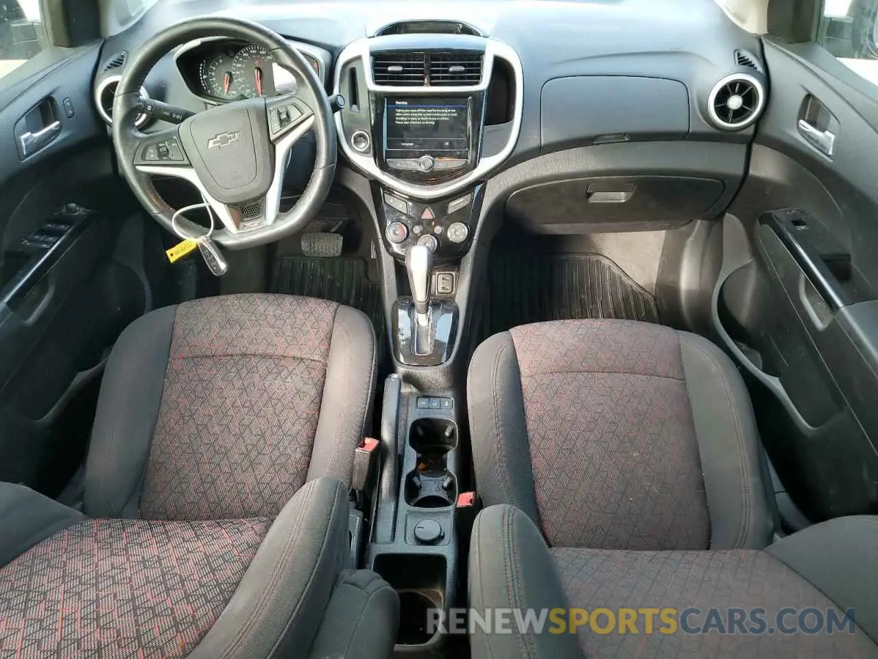 8 Photograph of a damaged car 1G1JD5SB1K4142513 CHEVROLET SONIC 2019