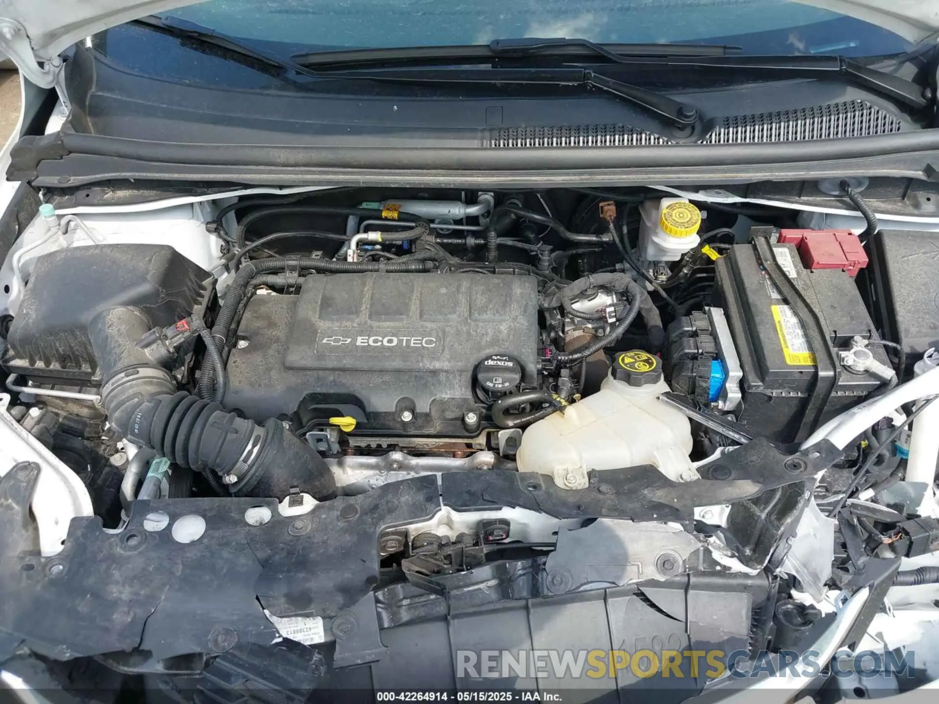 10 Photograph of a damaged car 1G1JD5SB1K4148053 CHEVROLET SONIC 2019