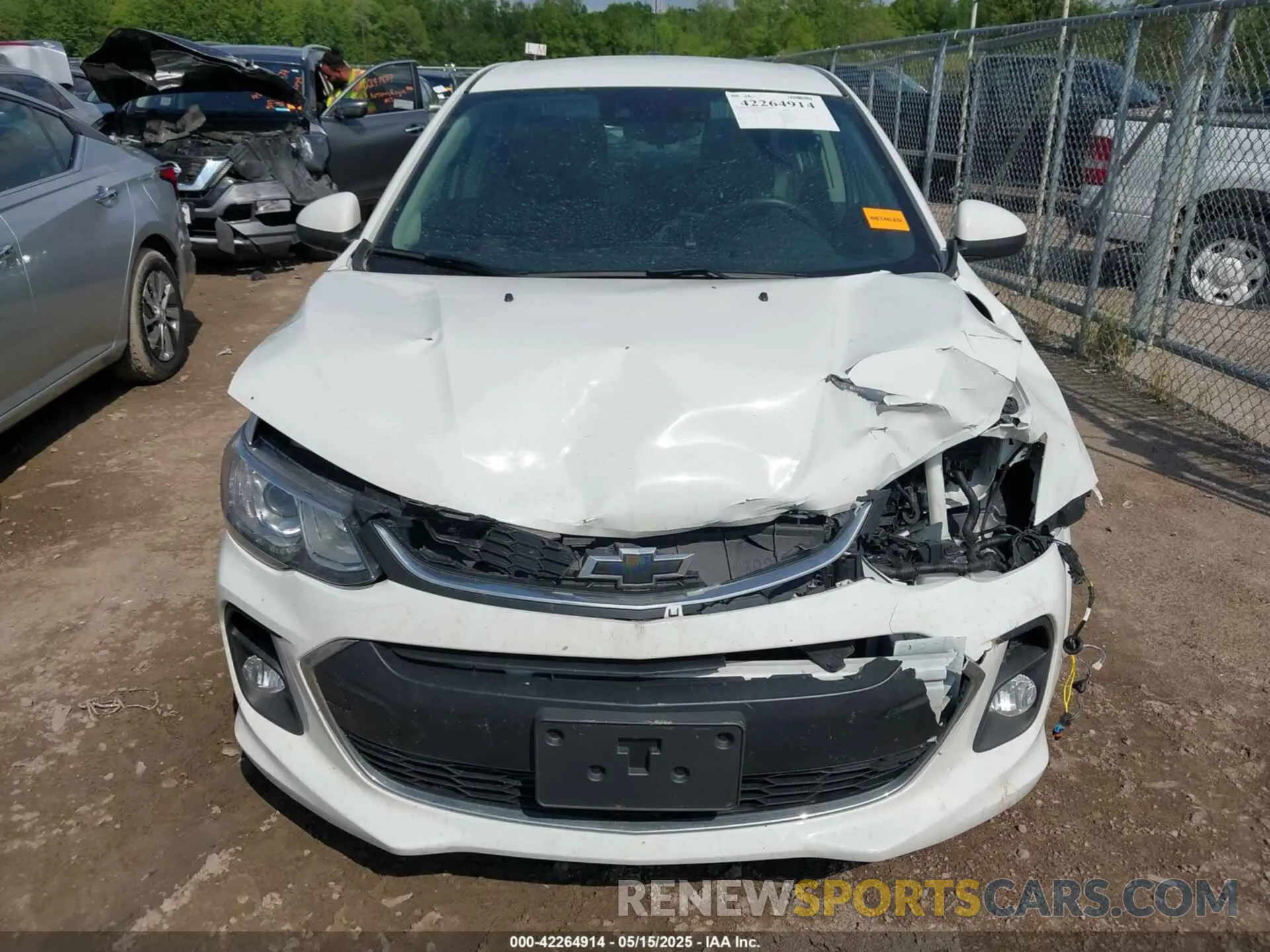 12 Photograph of a damaged car 1G1JD5SB1K4148053 CHEVROLET SONIC 2019