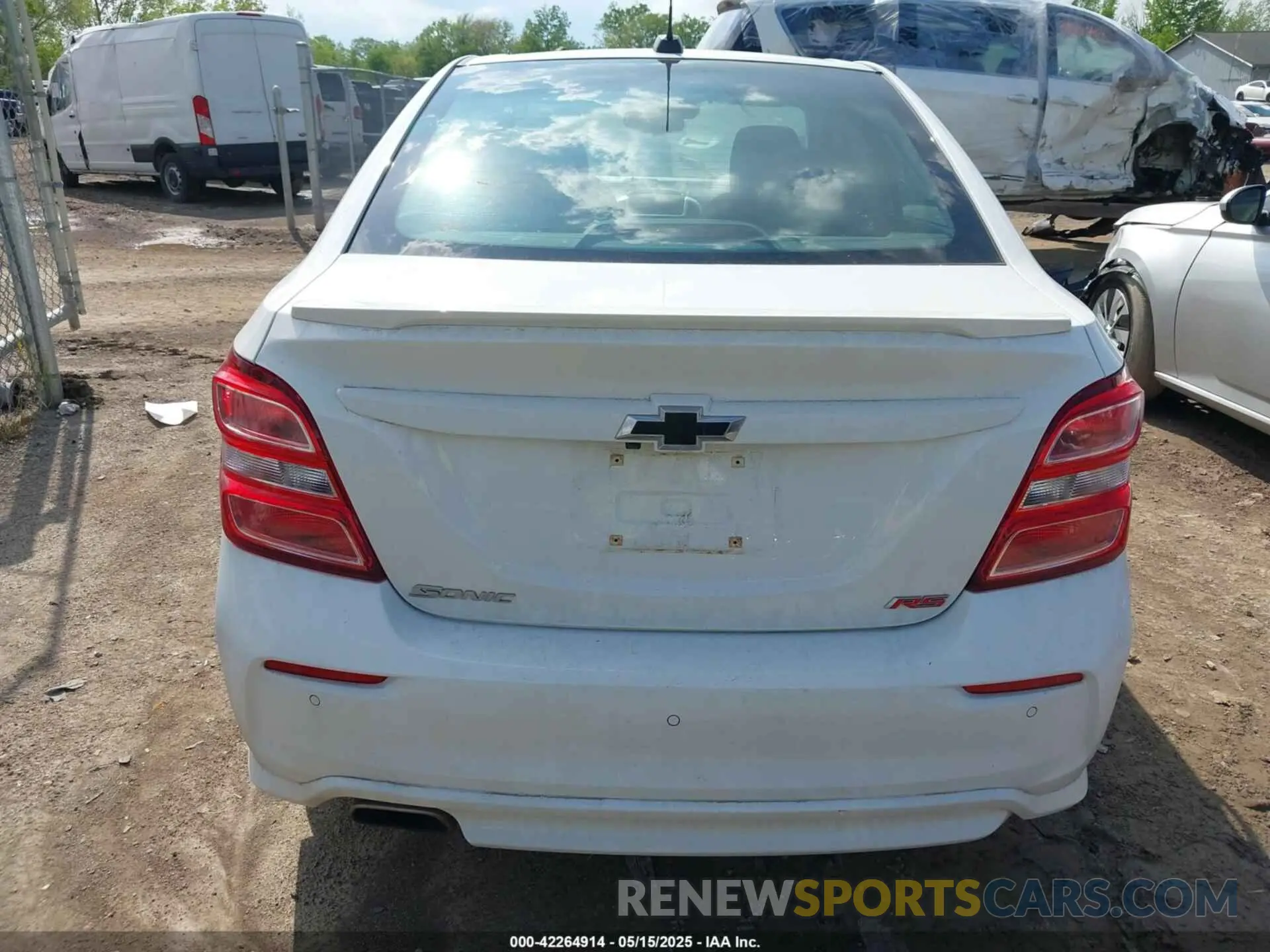 16 Photograph of a damaged car 1G1JD5SB1K4148053 CHEVROLET SONIC 2019