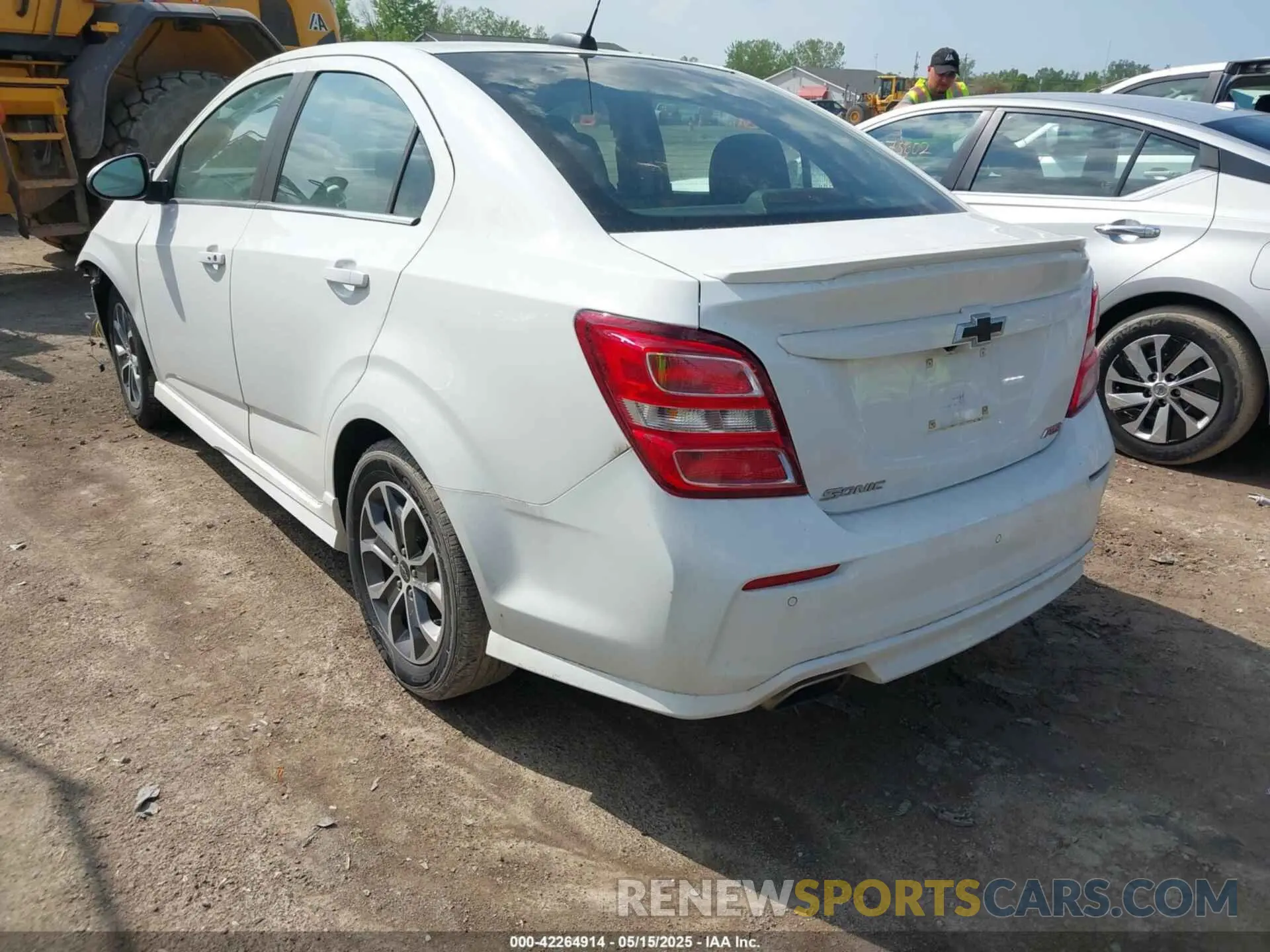 3 Photograph of a damaged car 1G1JD5SB1K4148053 CHEVROLET SONIC 2019