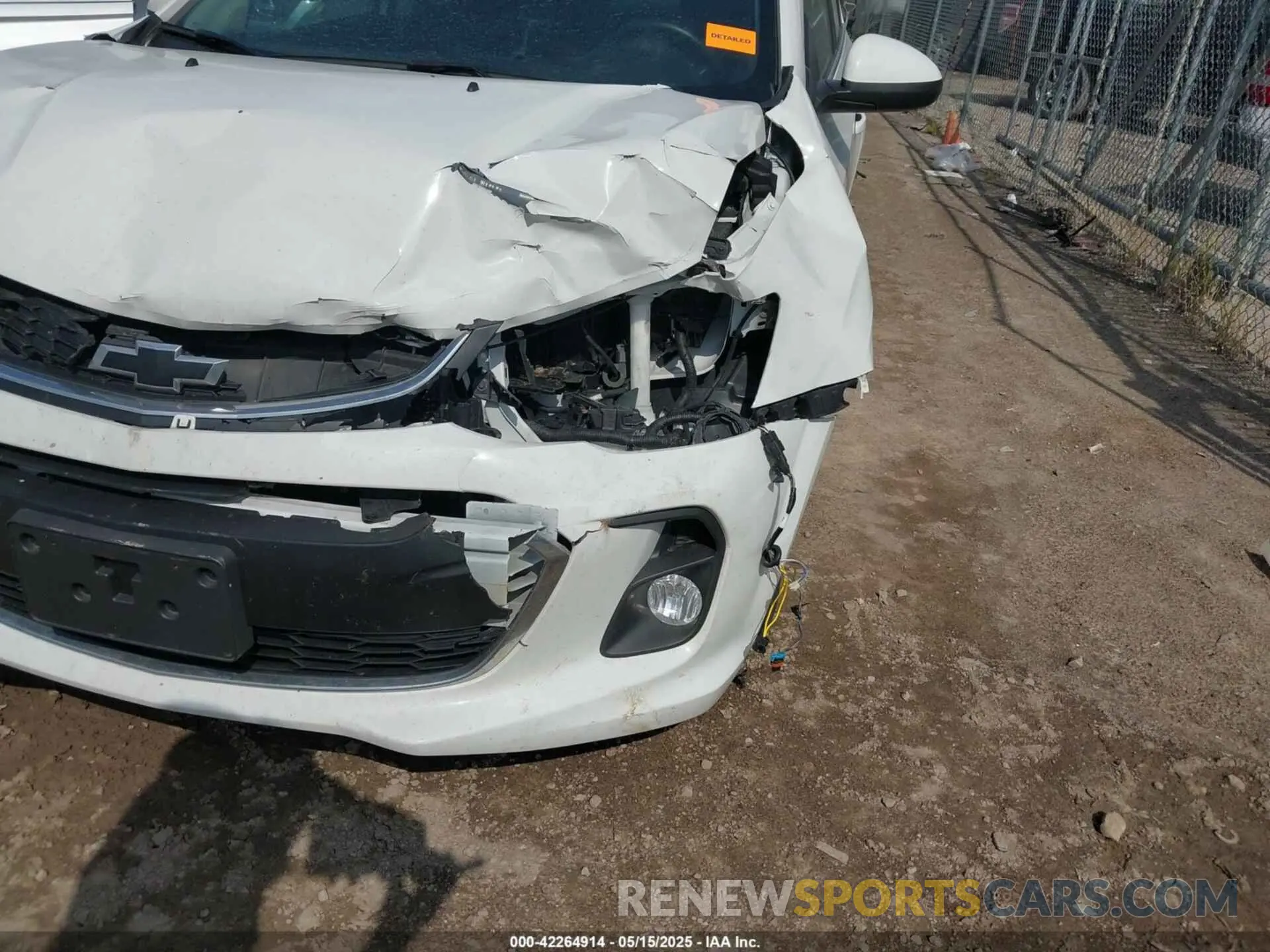 6 Photograph of a damaged car 1G1JD5SB1K4148053 CHEVROLET SONIC 2019