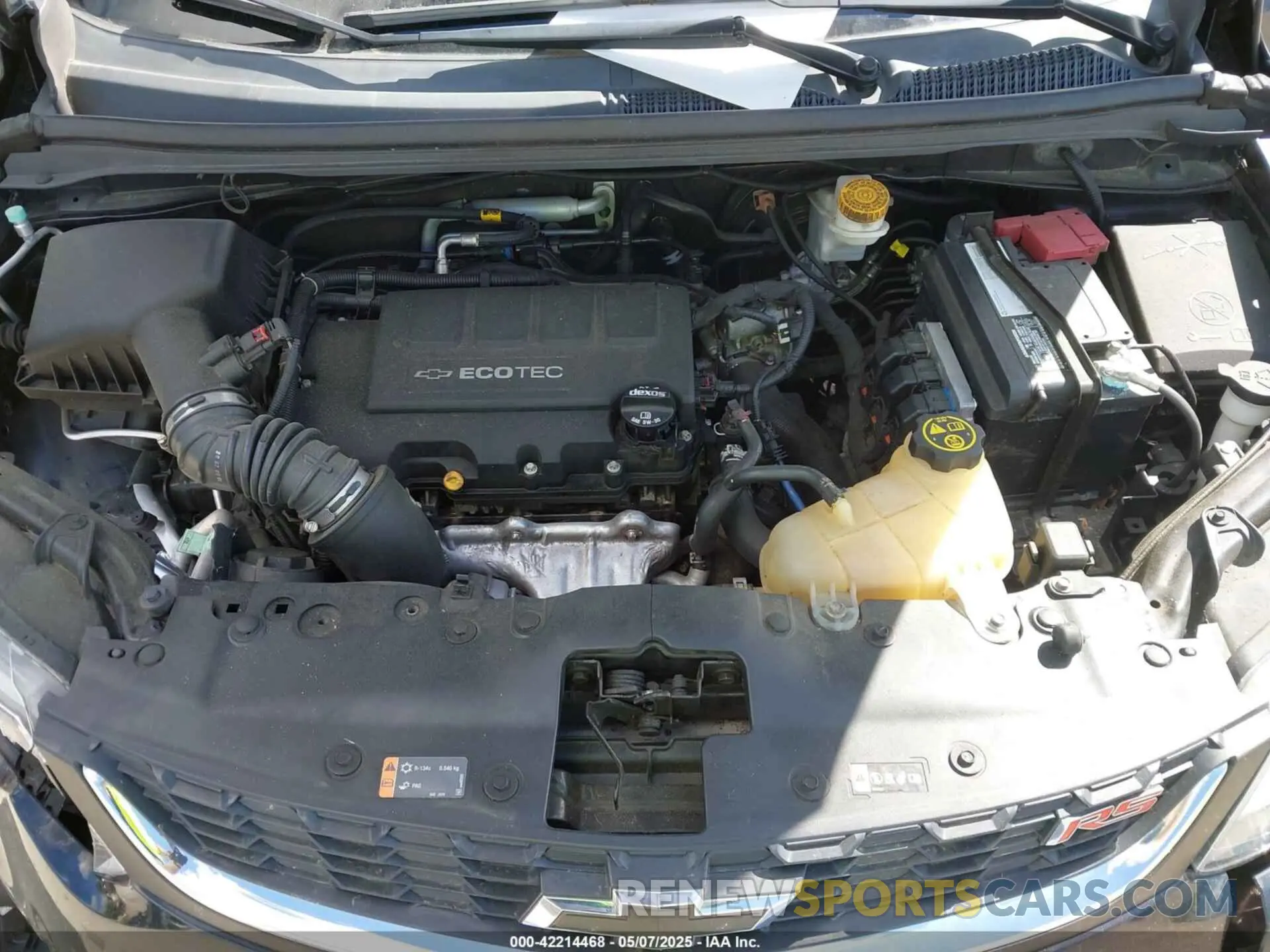 10 Photograph of a damaged car 1G1JD5SB3K4108587 CHEVROLET SONIC 2019