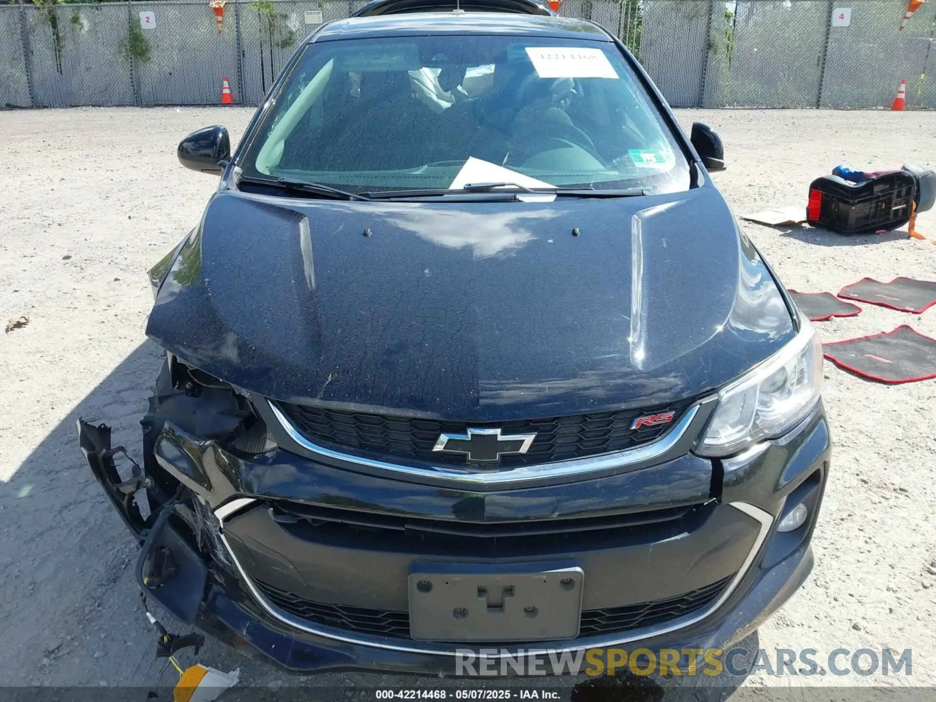 12 Photograph of a damaged car 1G1JD5SB3K4108587 CHEVROLET SONIC 2019