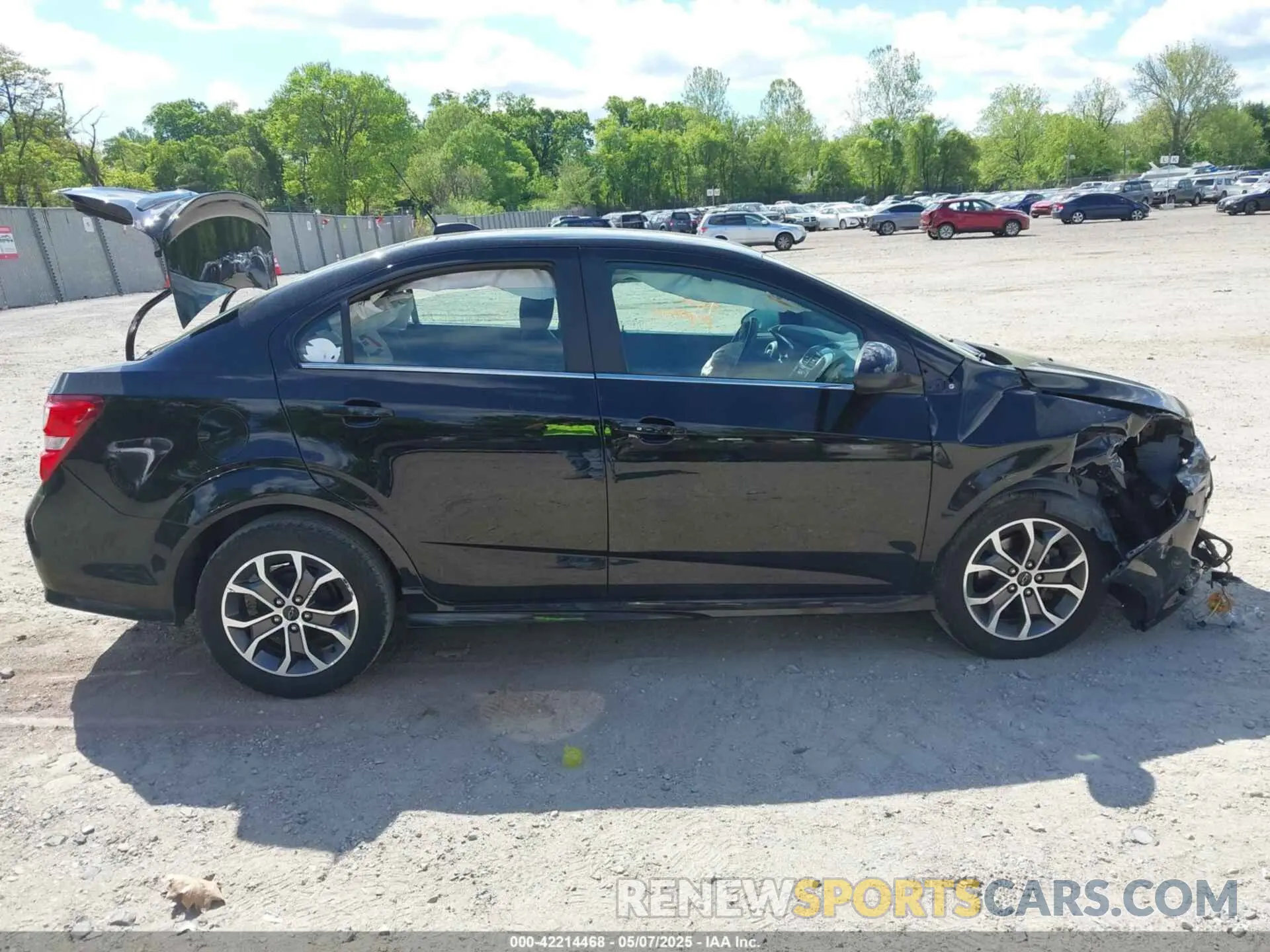 13 Photograph of a damaged car 1G1JD5SB3K4108587 CHEVROLET SONIC 2019
