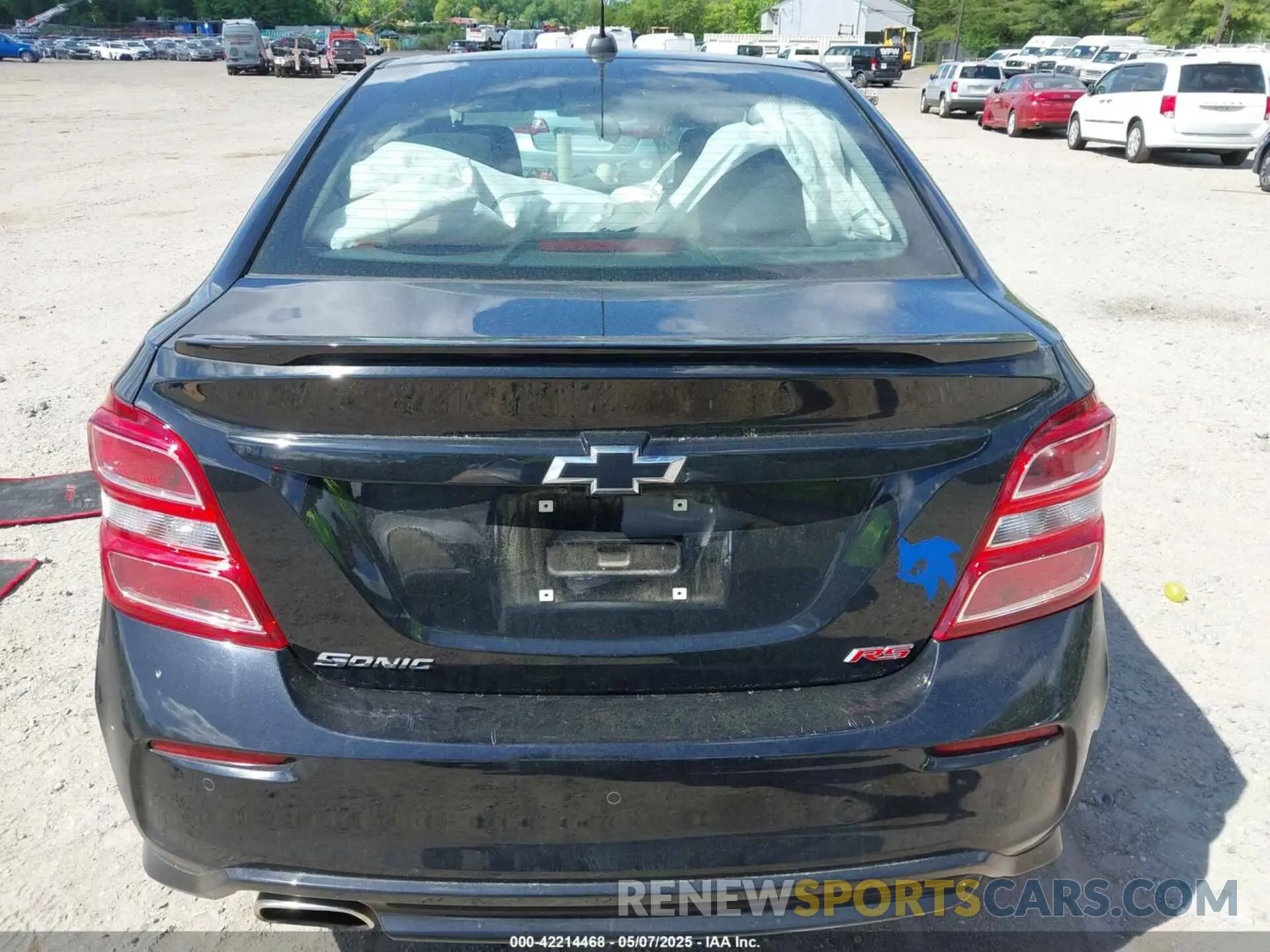 16 Photograph of a damaged car 1G1JD5SB3K4108587 CHEVROLET SONIC 2019