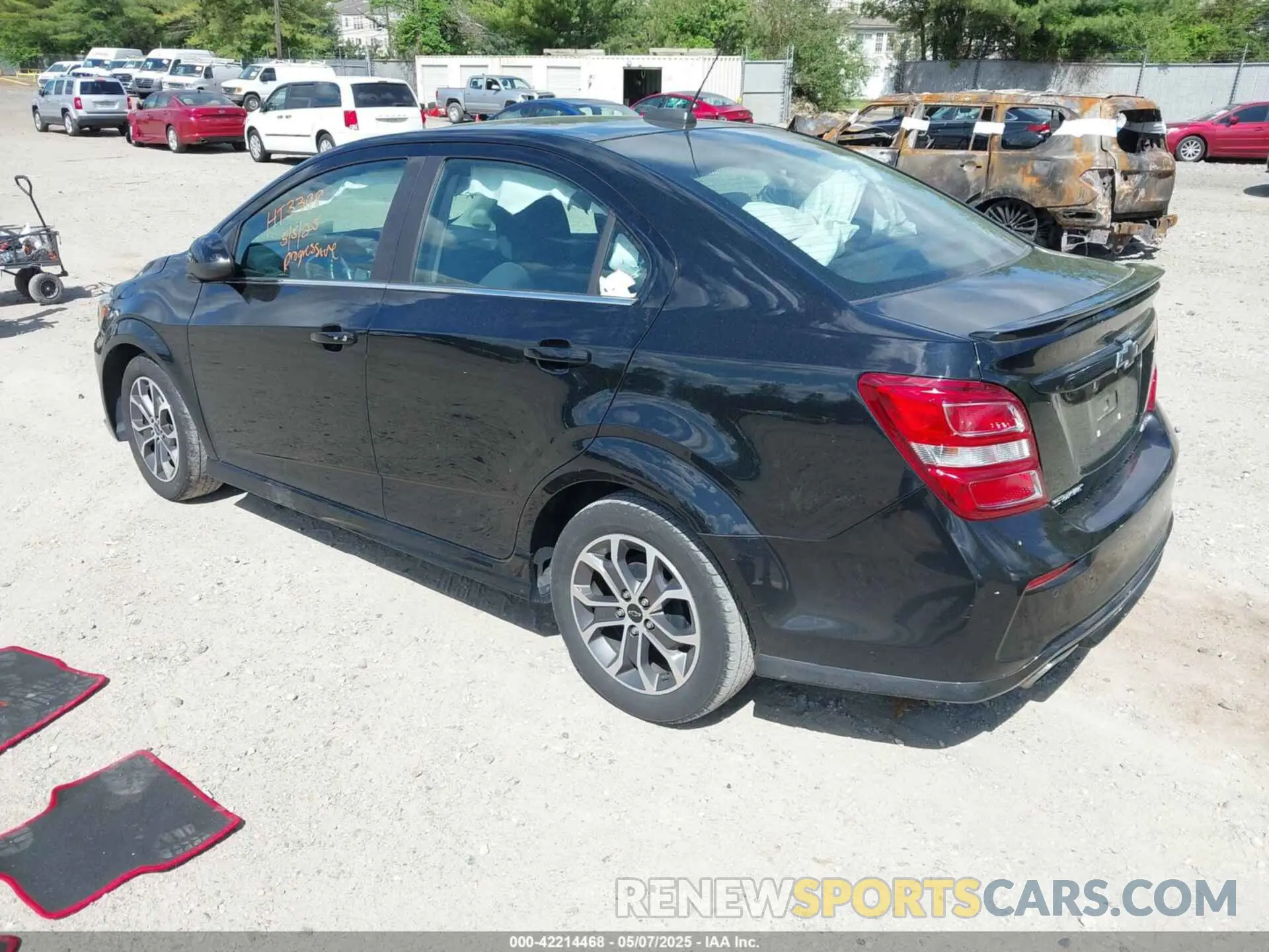 3 Photograph of a damaged car 1G1JD5SB3K4108587 CHEVROLET SONIC 2019