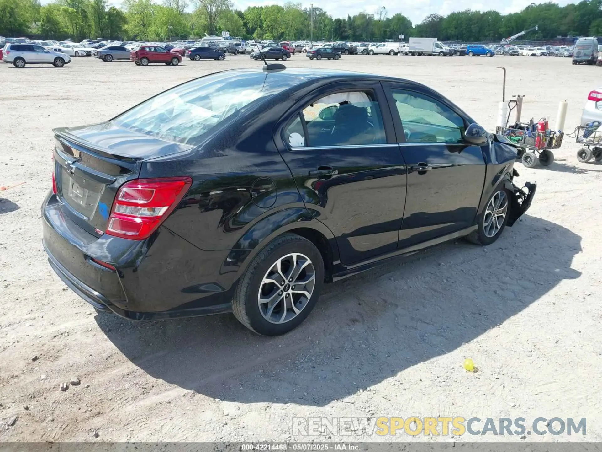 4 Photograph of a damaged car 1G1JD5SB3K4108587 CHEVROLET SONIC 2019