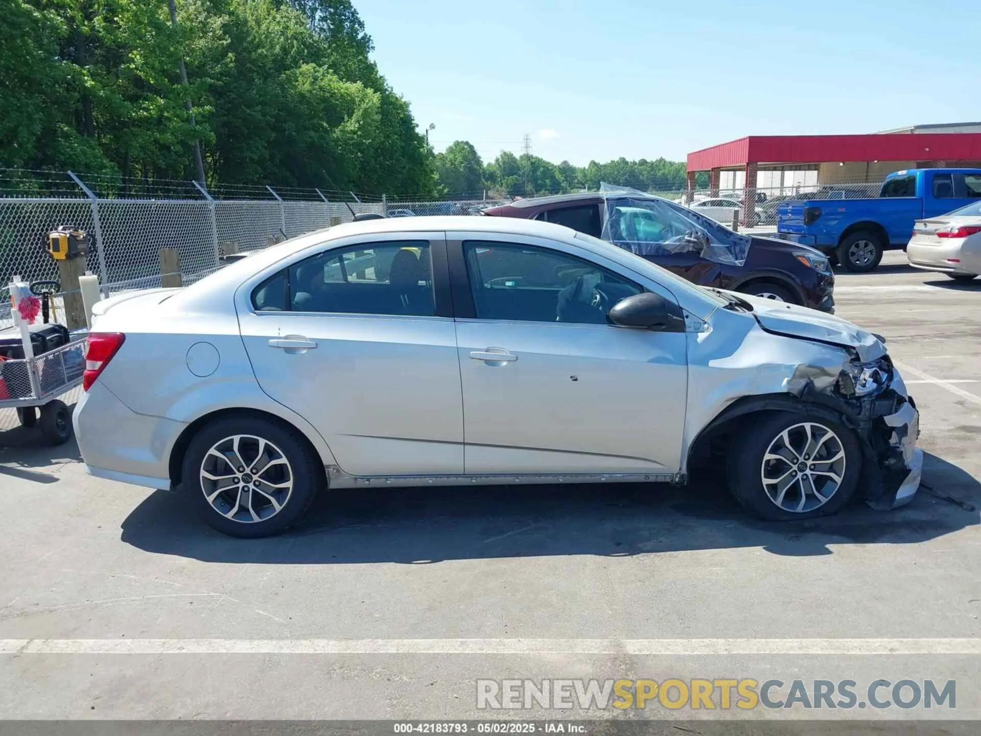 14 Photograph of a damaged car 1G1JD5SB3K4112641 CHEVROLET SONIC 2019