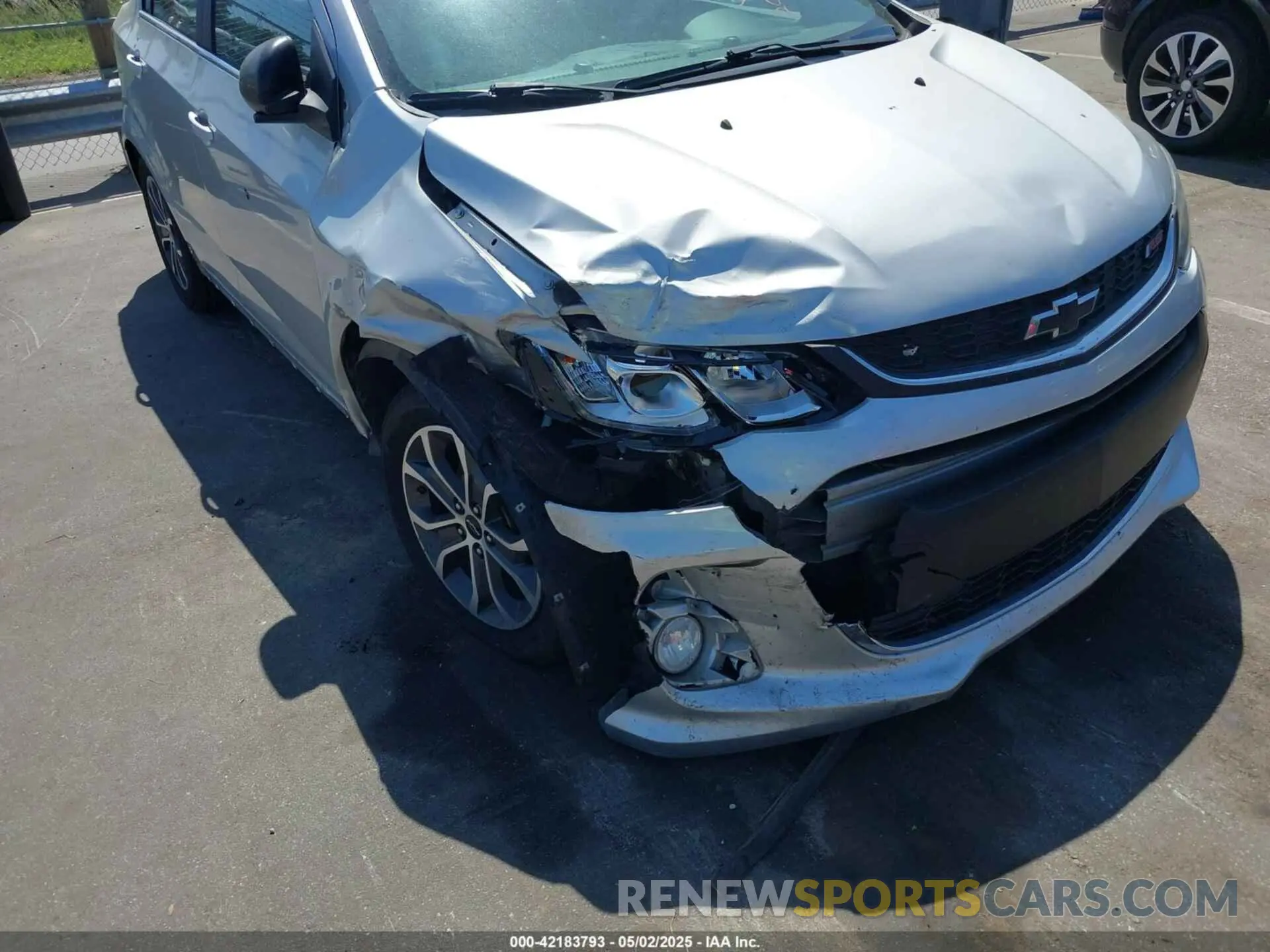 6 Photograph of a damaged car 1G1JD5SB3K4112641 CHEVROLET SONIC 2019