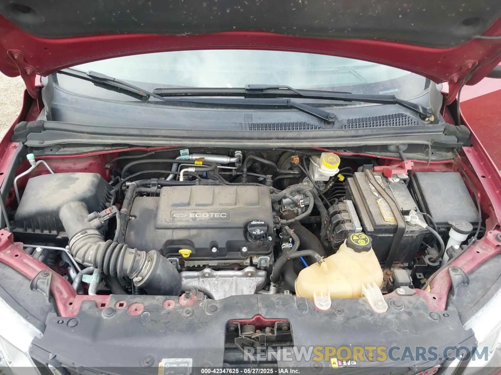 10 Photograph of a damaged car 1G1JD5SB3K4121419 CHEVROLET SONIC 2019