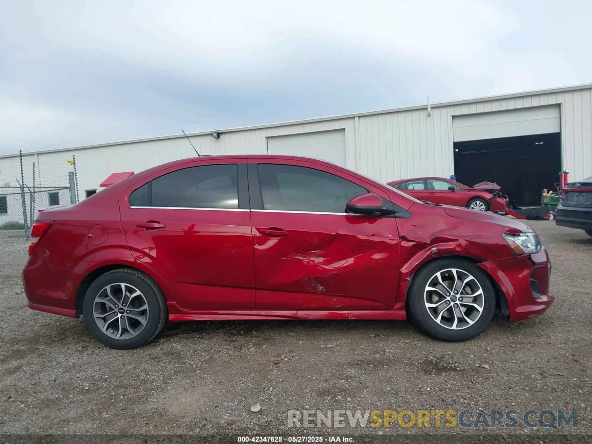 13 Photograph of a damaged car 1G1JD5SB3K4121419 CHEVROLET SONIC 2019
