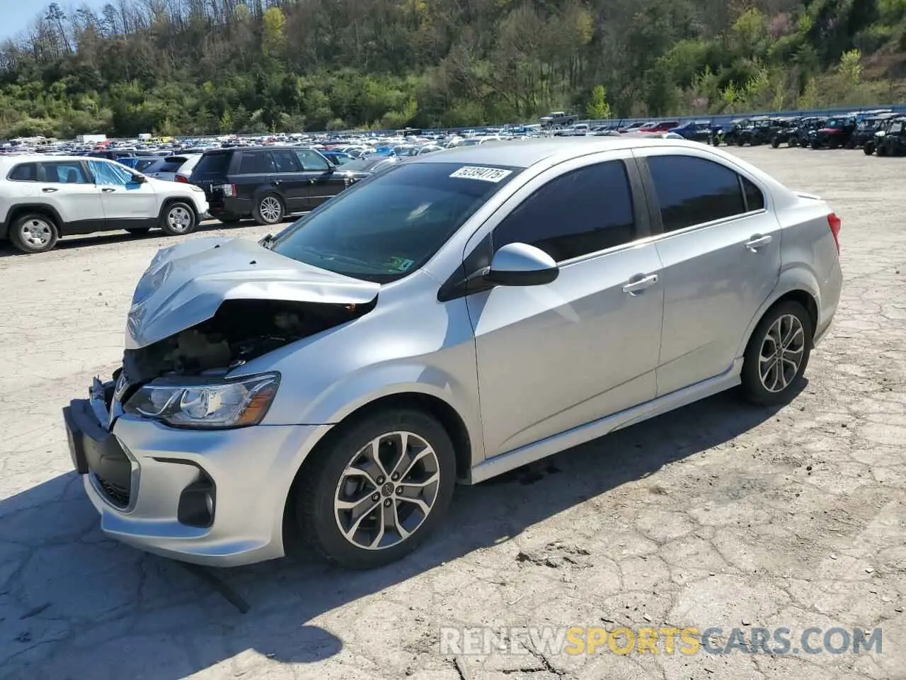 1 Photograph of a damaged car 1G1JD5SB3K4134980 CHEVROLET SONIC 2019