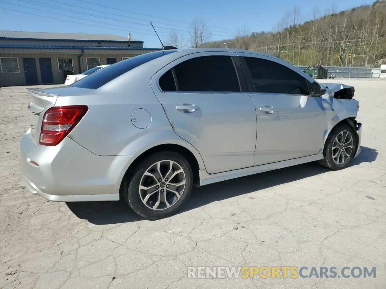 3 Photograph of a damaged car 1G1JD5SB3K4134980 CHEVROLET SONIC 2019