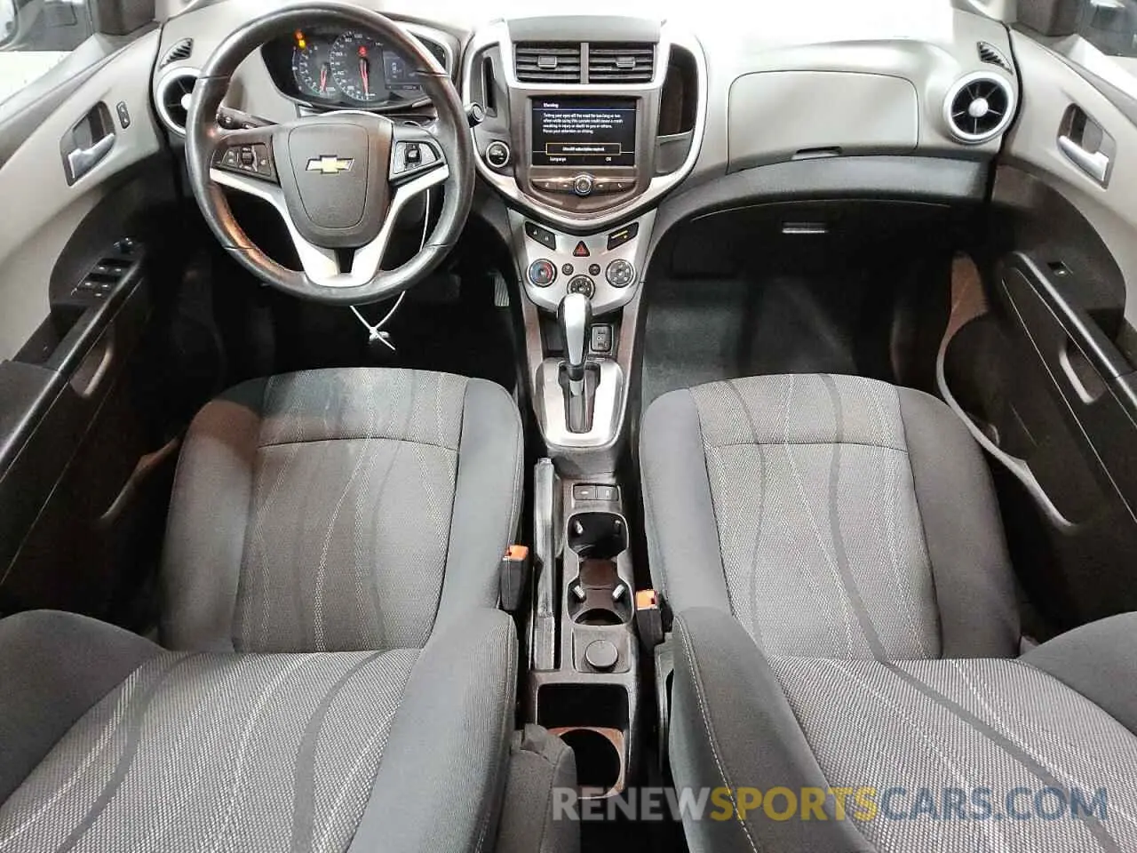 8 Photograph of a damaged car 1G1JD5SB3K4142805 CHEVROLET SONIC 2019