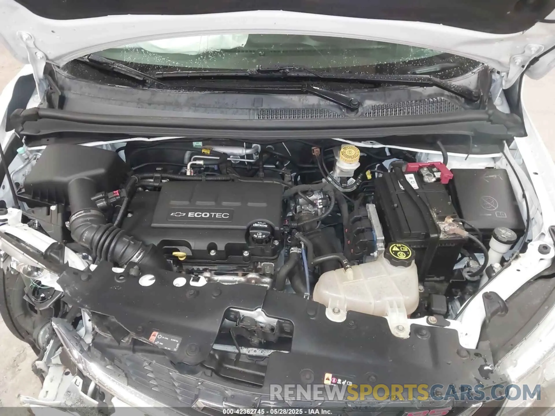 10 Photograph of a damaged car 1G1JD5SB3K4148085 CHEVROLET SONIC 2019