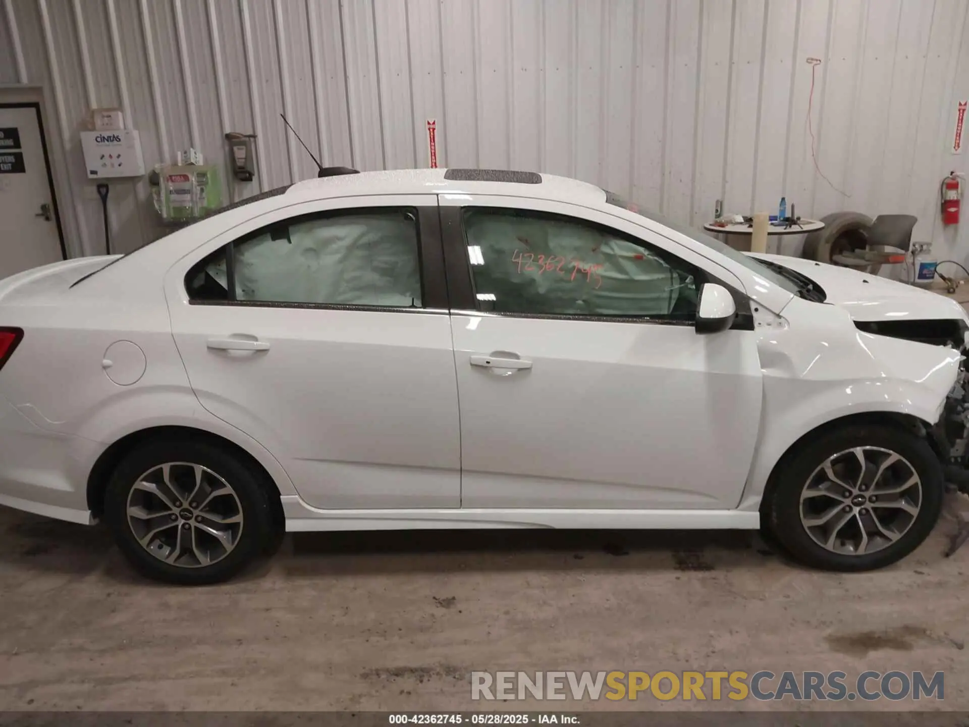 13 Photograph of a damaged car 1G1JD5SB3K4148085 CHEVROLET SONIC 2019