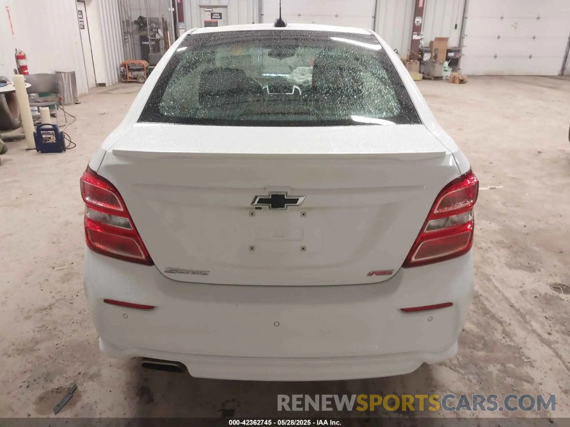 16 Photograph of a damaged car 1G1JD5SB3K4148085 CHEVROLET SONIC 2019
