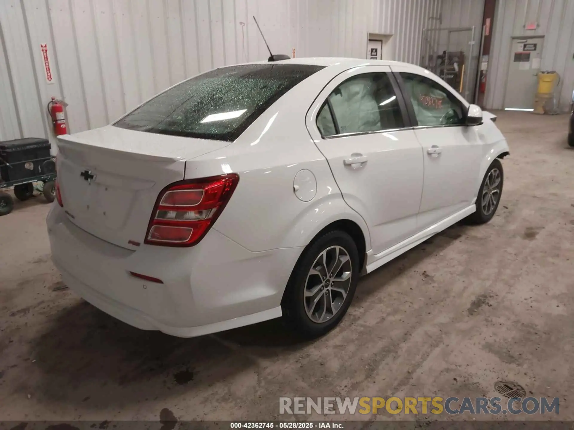 4 Photograph of a damaged car 1G1JD5SB3K4148085 CHEVROLET SONIC 2019