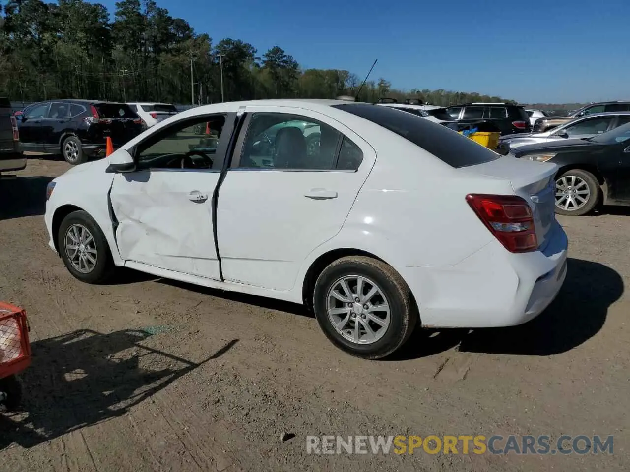 2 Photograph of a damaged car 1G1JD5SB4K4111028 CHEVROLET SONIC 2019