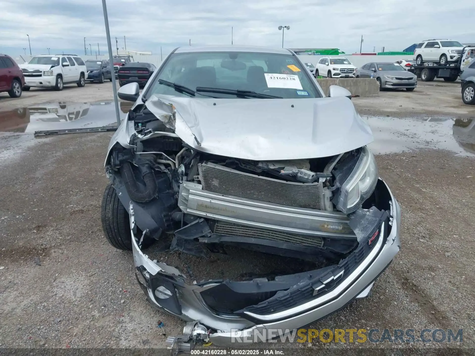 12 Photograph of a damaged car 1G1JD5SB6K4111161 CHEVROLET SONIC 2019