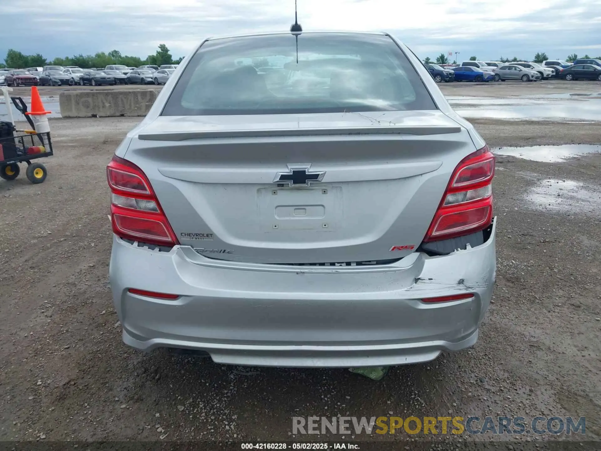 16 Photograph of a damaged car 1G1JD5SB6K4111161 CHEVROLET SONIC 2019
