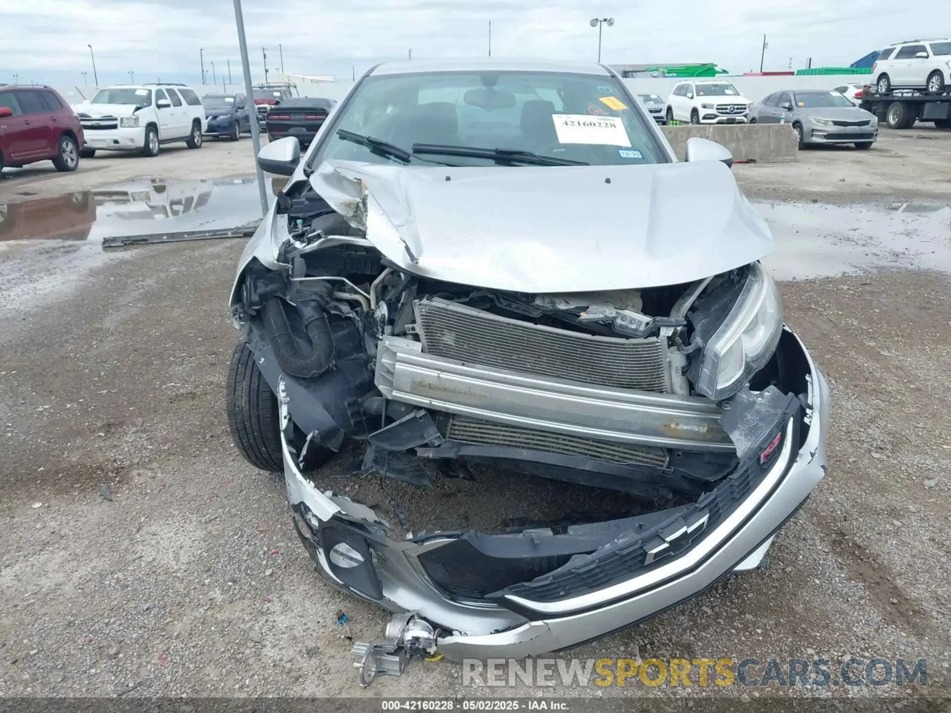 6 Photograph of a damaged car 1G1JD5SB6K4111161 CHEVROLET SONIC 2019
