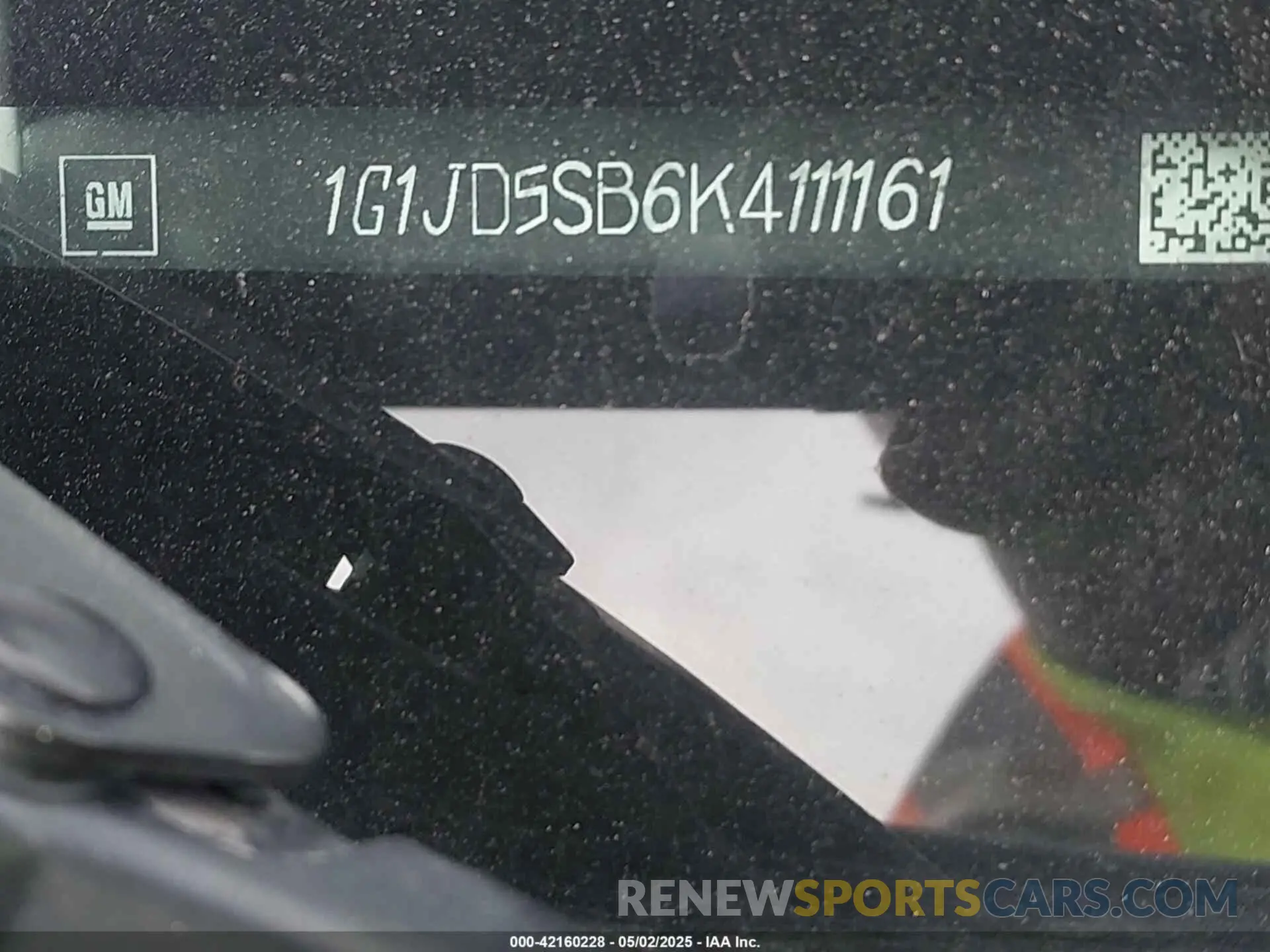 9 Photograph of a damaged car 1G1JD5SB6K4111161 CHEVROLET SONIC 2019