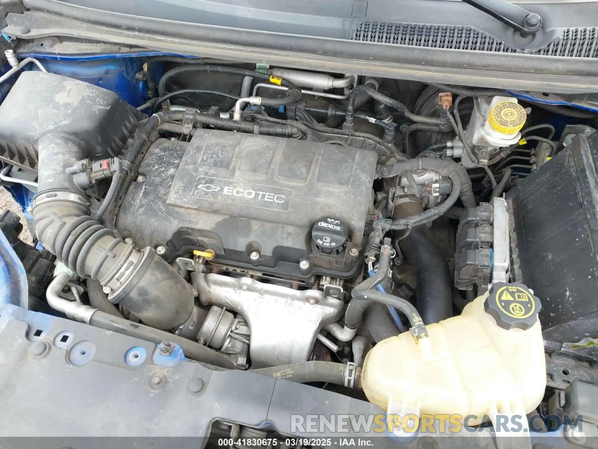 10 Photograph of a damaged car 1G1JD5SB6K4133404 CHEVROLET SONIC 2019