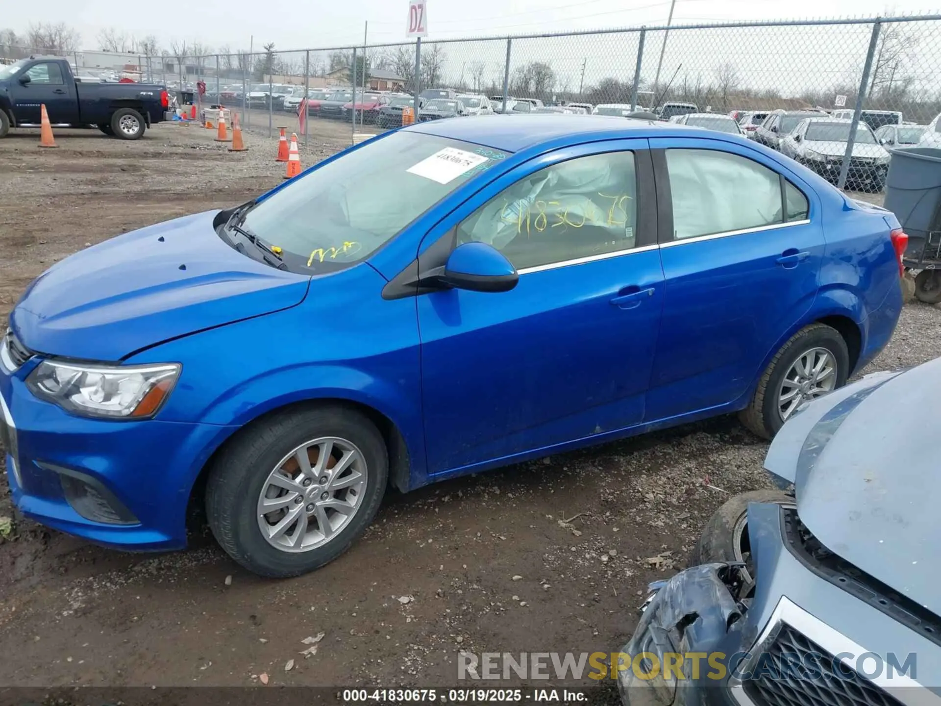 14 Photograph of a damaged car 1G1JD5SB6K4133404 CHEVROLET SONIC 2019