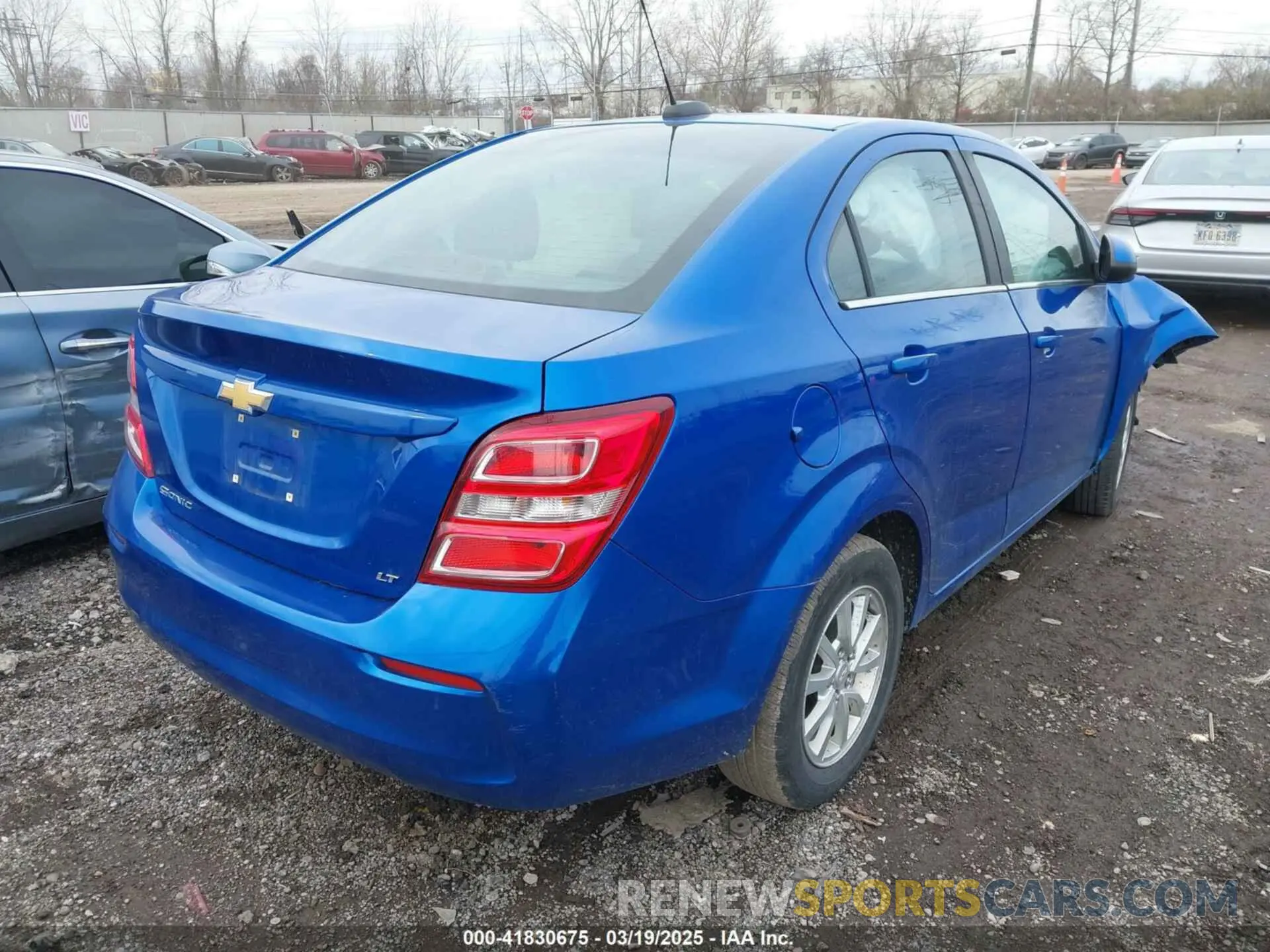 4 Photograph of a damaged car 1G1JD5SB6K4133404 CHEVROLET SONIC 2019
