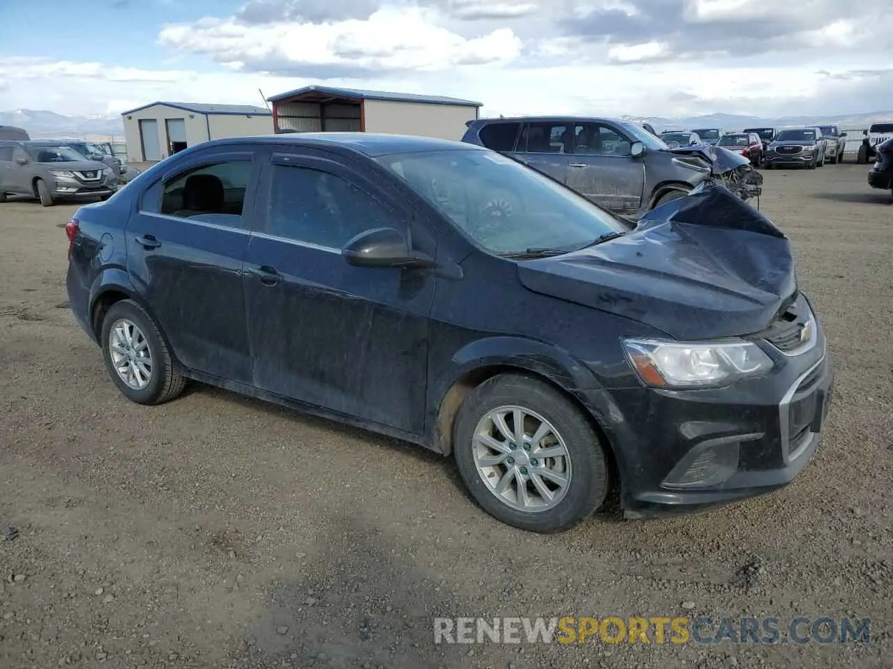 4 Photograph of a damaged car 1G1JD5SB6K4149862 CHEVROLET SONIC 2019