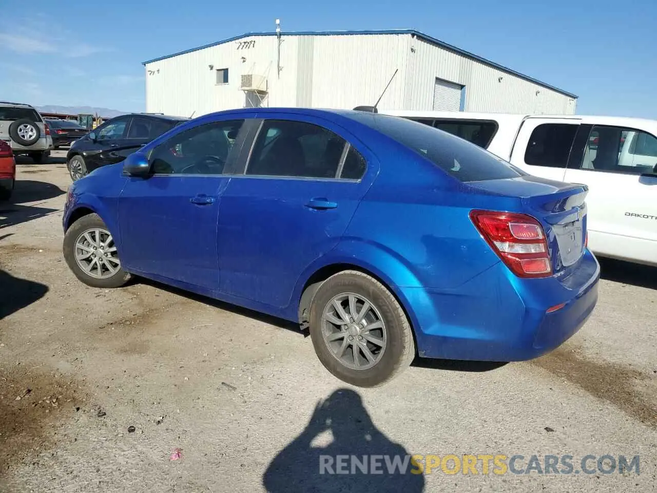 2 Photograph of a damaged car 1G1JD5SB7K4117437 CHEVROLET SONIC 2019