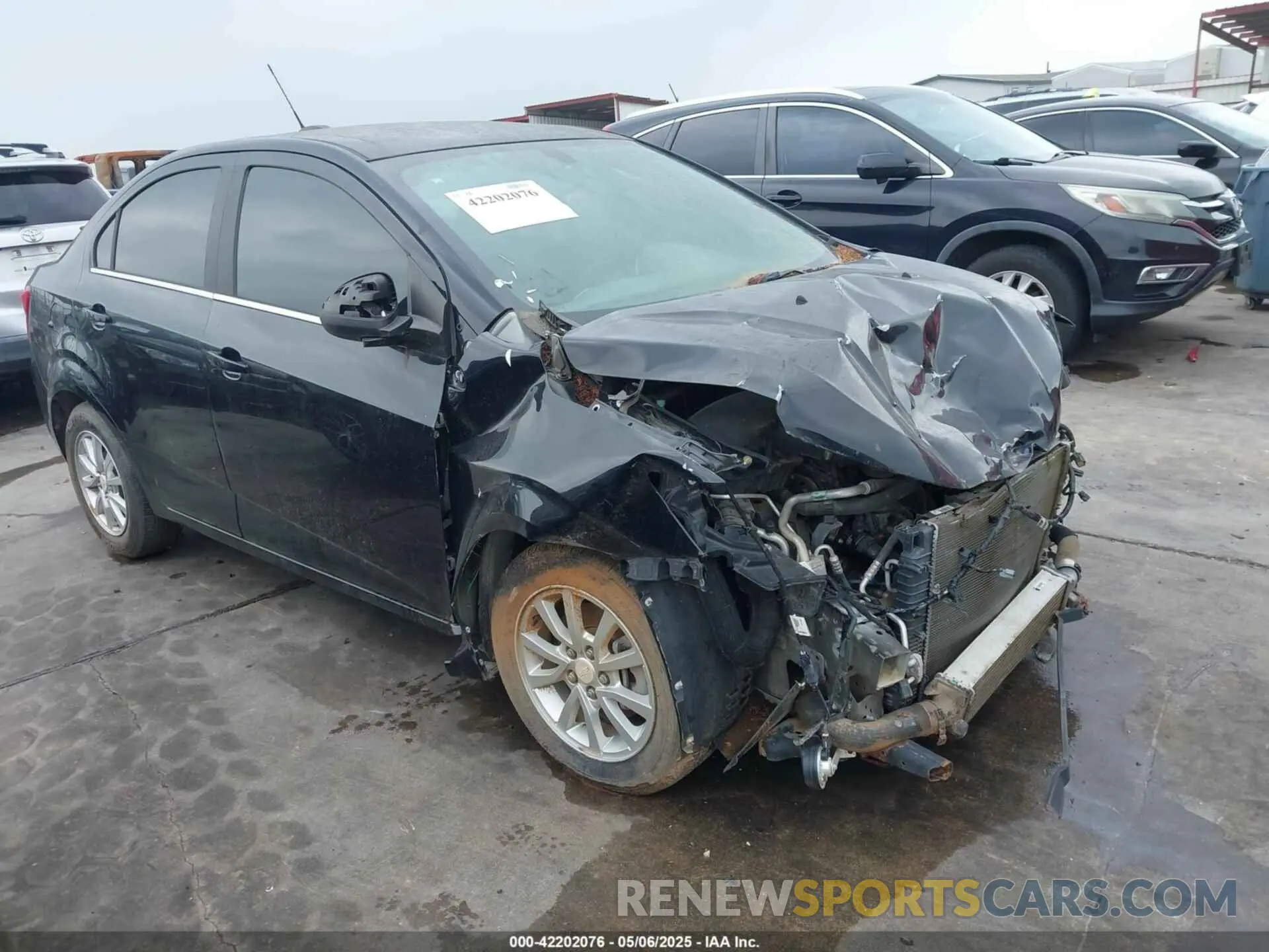 1 Photograph of a damaged car 1G1JD5SB7K4143486 CHEVROLET SONIC 2019