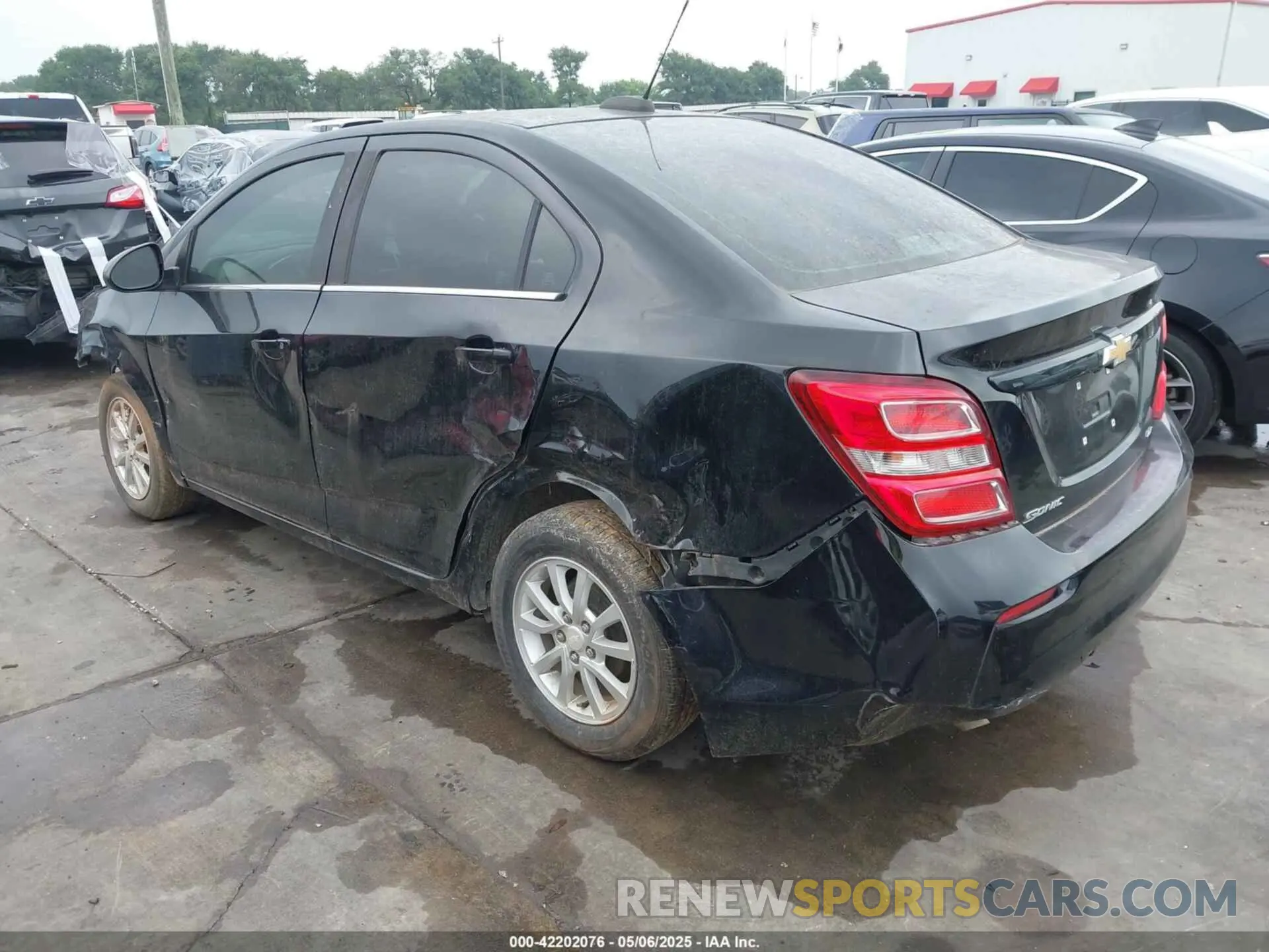3 Photograph of a damaged car 1G1JD5SB7K4143486 CHEVROLET SONIC 2019